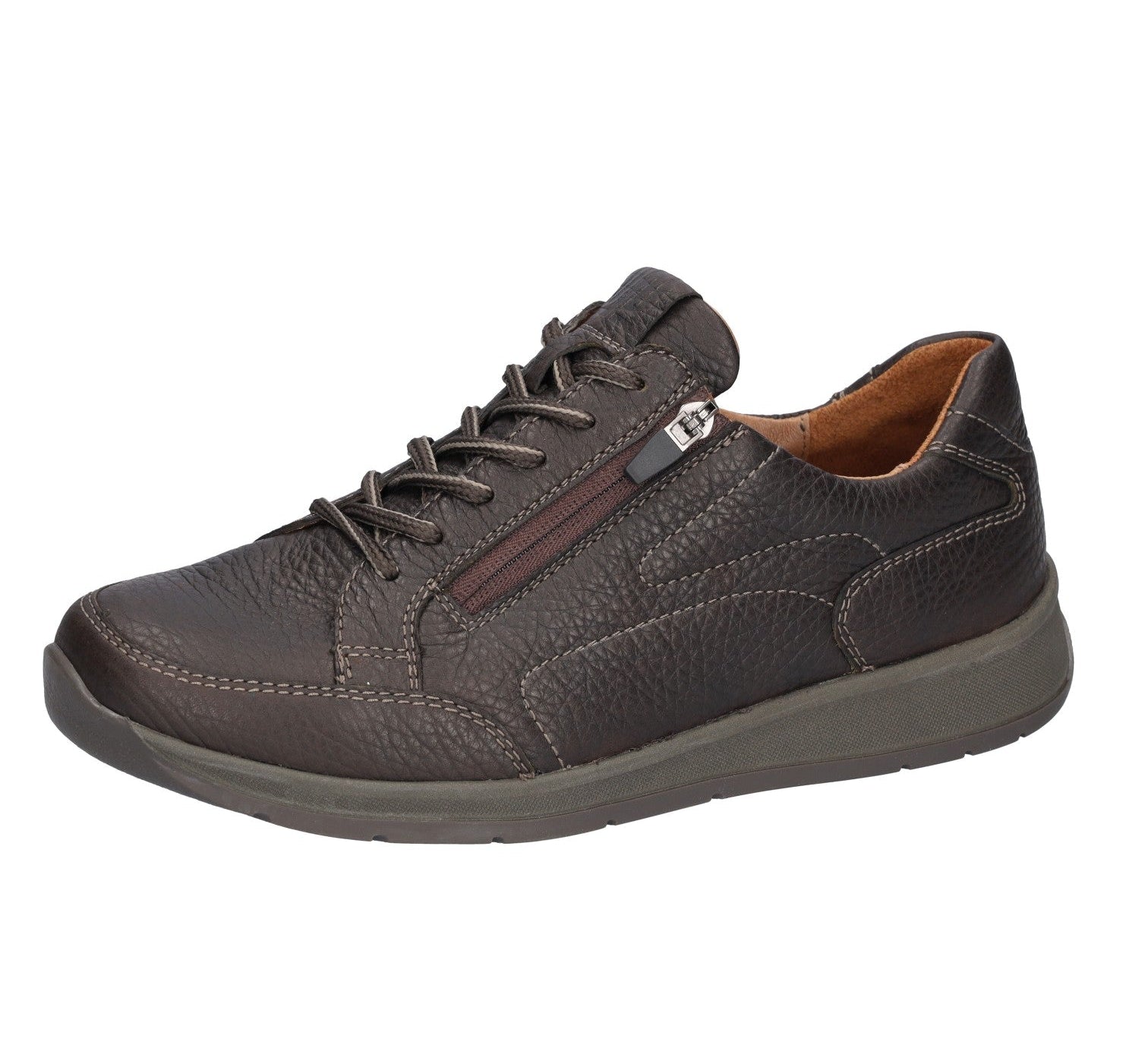 'K-John' herre sneaker med meget bred pasform (K) - brun