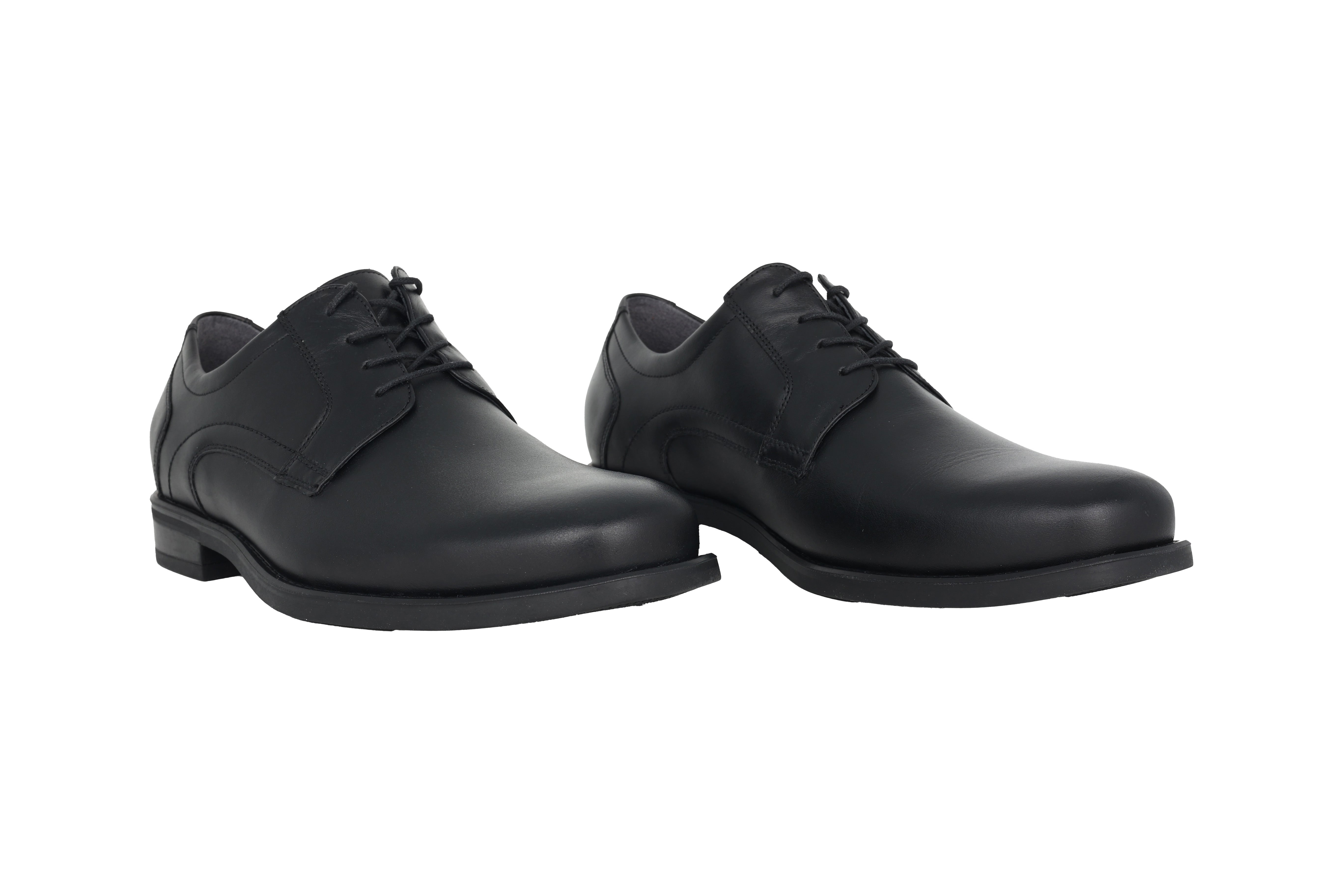 'Henry' men's dresssed wide fit (H) lace-up shoe - black