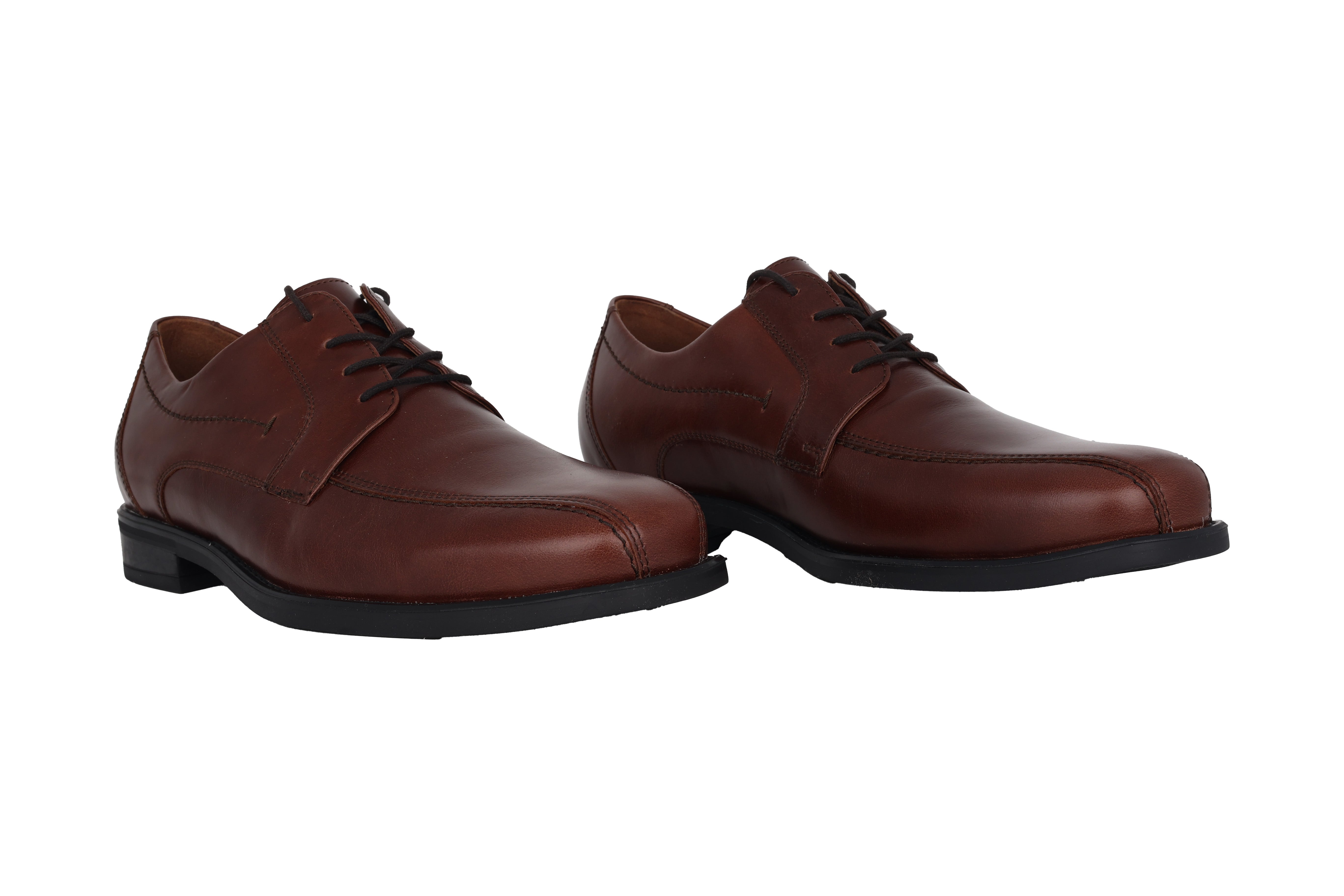 'Henry' men's dresssed wide fit (H) lace-up shoe - brown