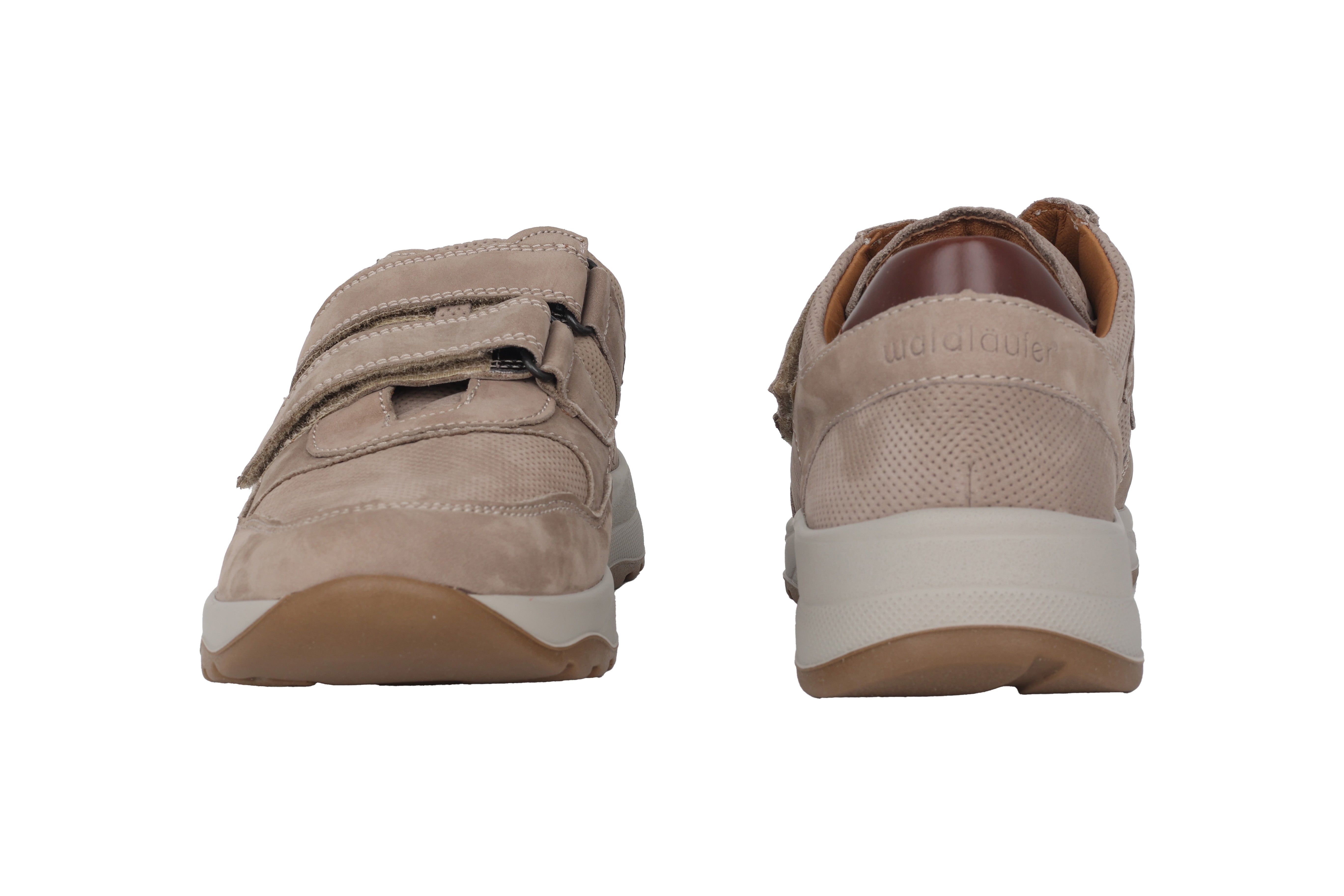 Herren-Sneaker 'K-John' mit sehr weiter Passform (K) und Doppelriemen – Beige