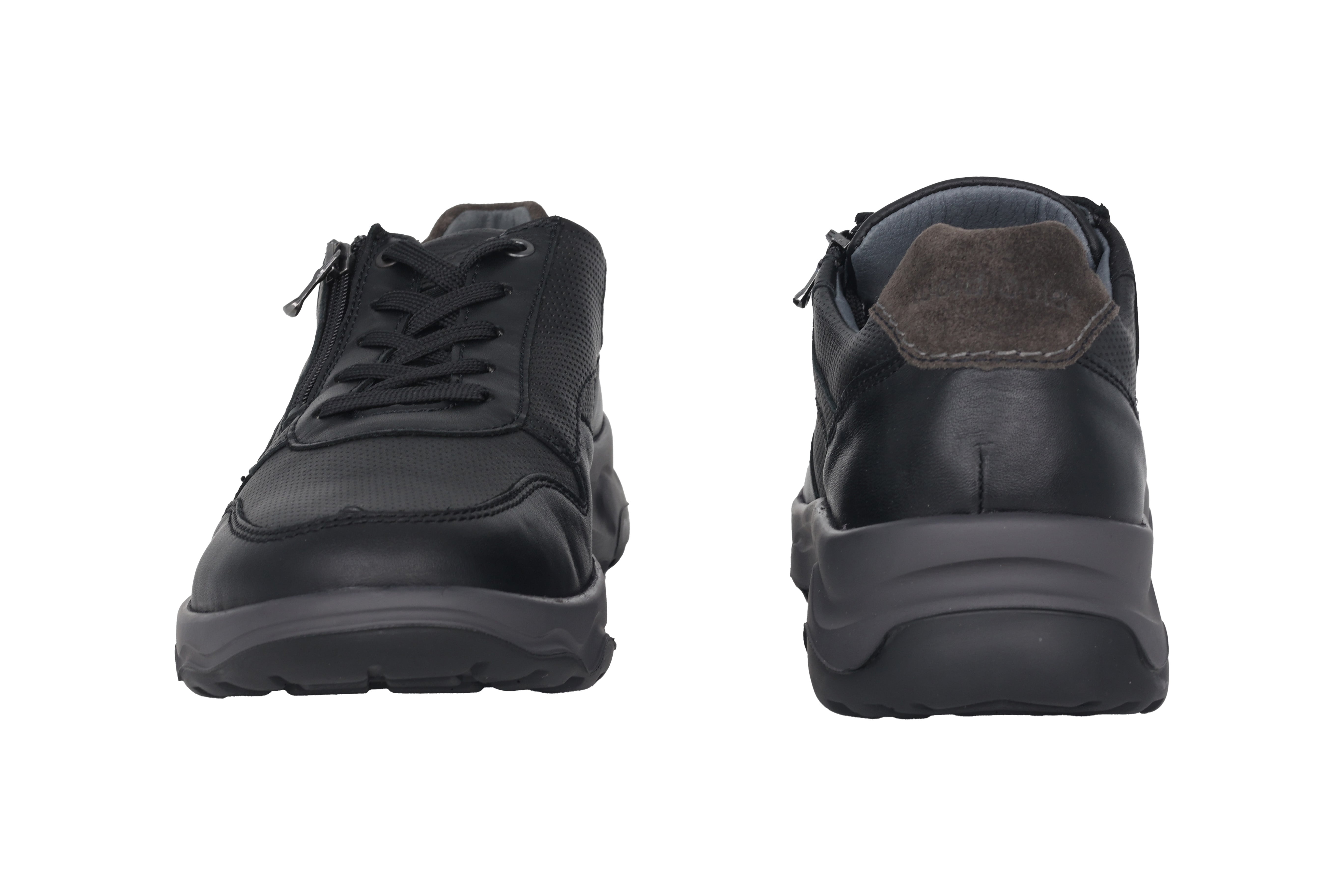 Baskets coupe large (H) pour hommes 'H-Max' - Noir