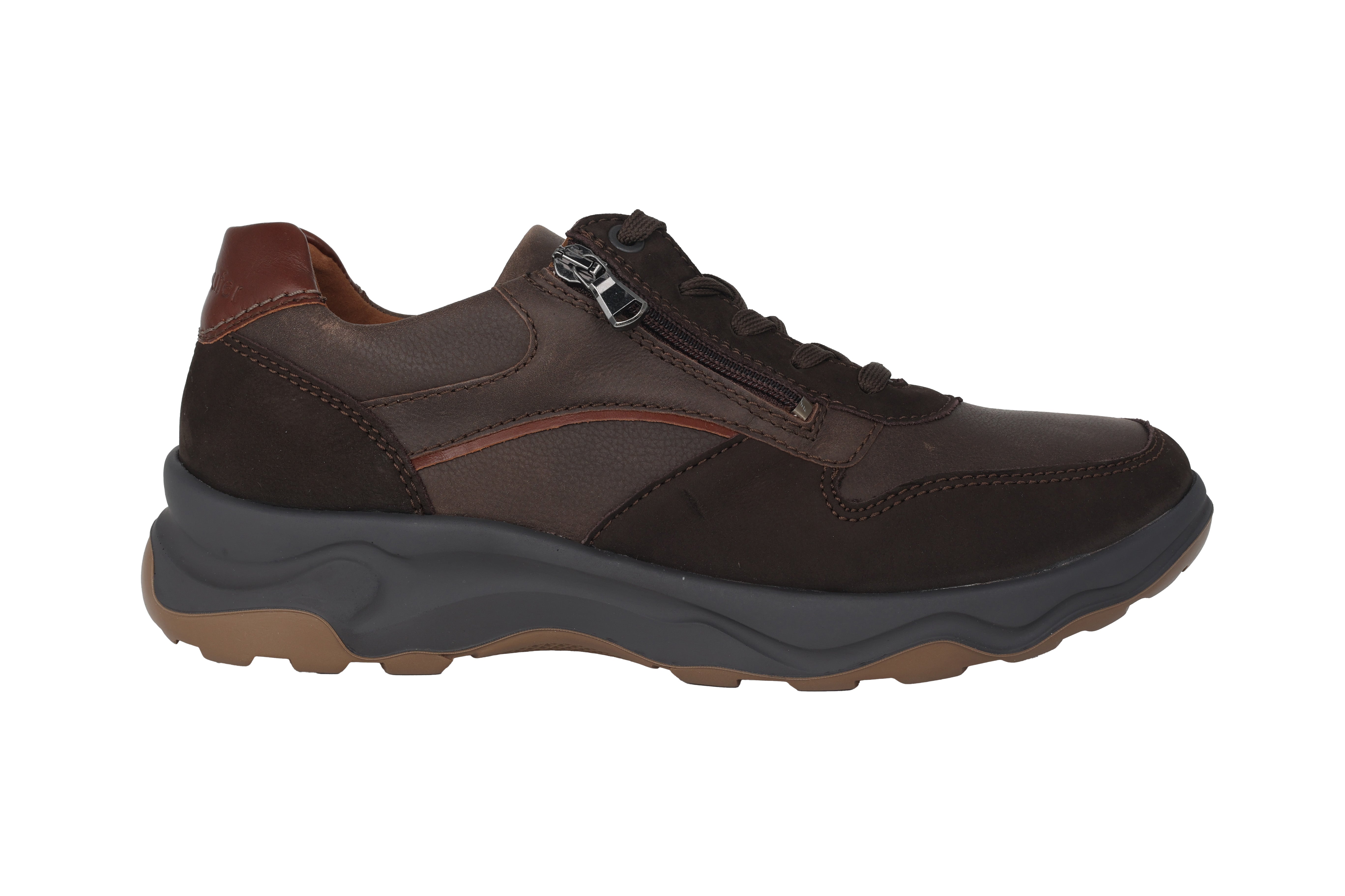 Zapatilla deportiva para hombre 'H-Max' de corte ancho (H) - marrón