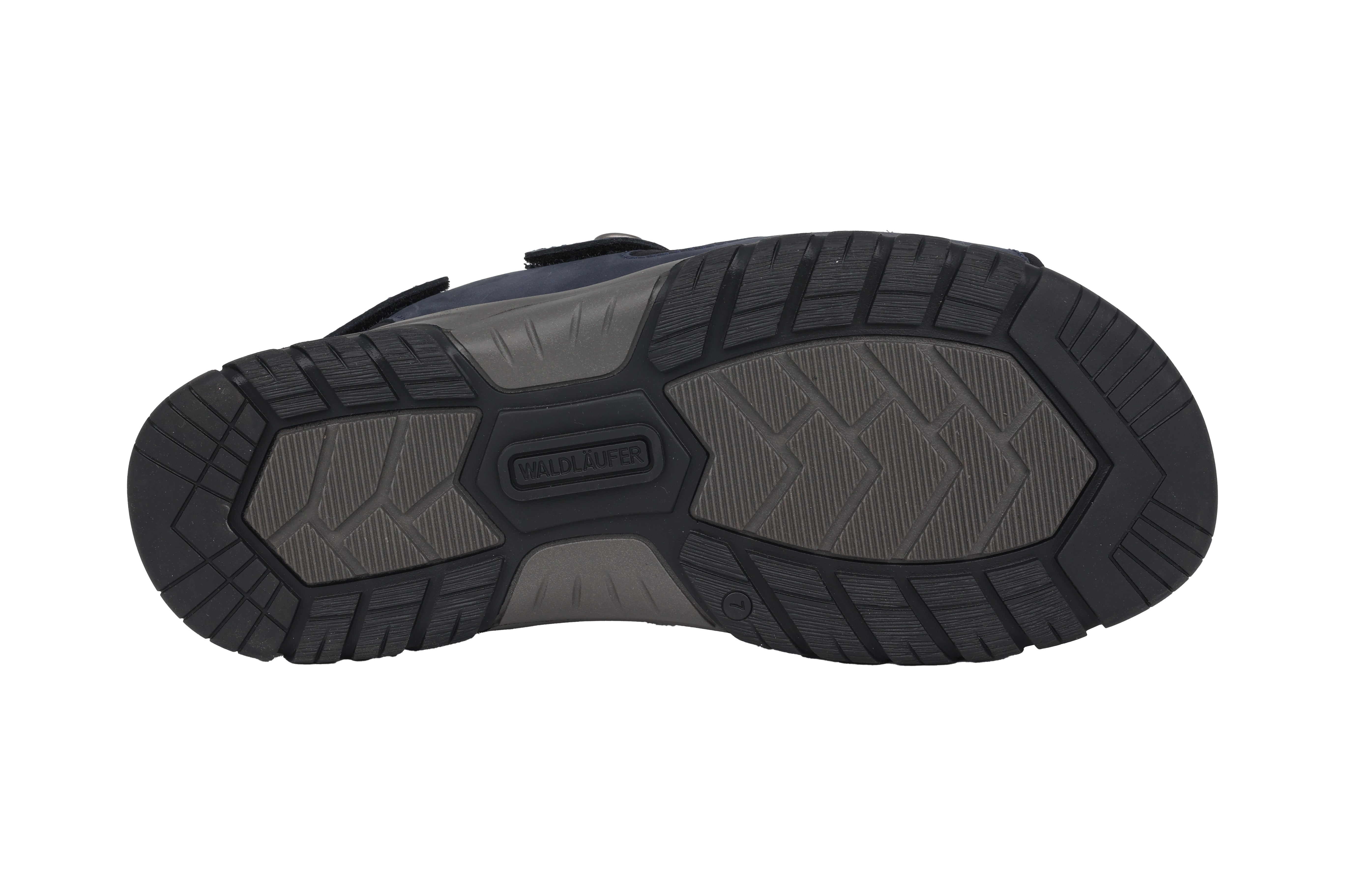 'Harald' herensandaal met brede pasvorm (H) - blauw