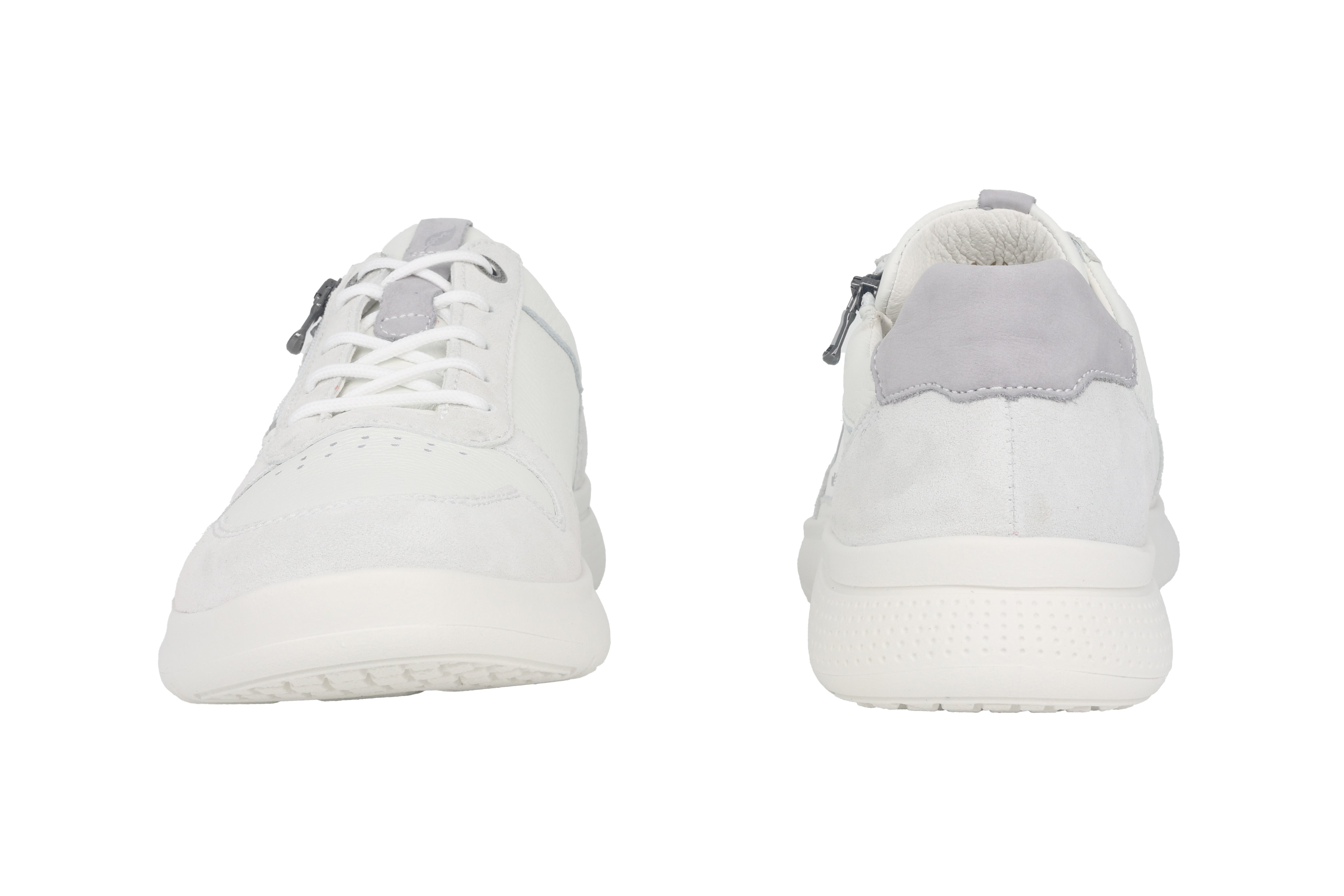 'Heiko' herensneaker met brede pasvorm (H) - gebroken wit