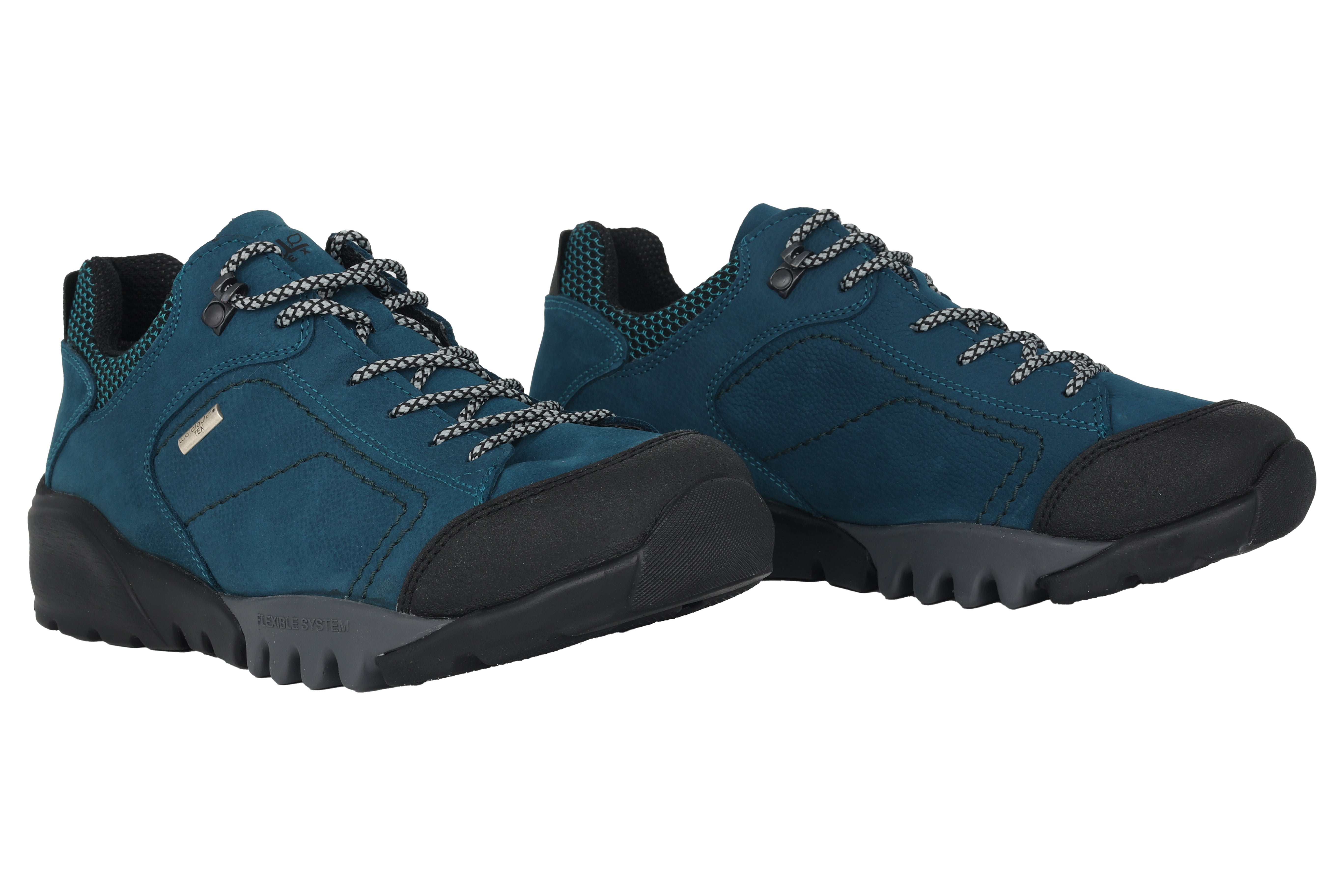 Chaussures à lacets imperméables pour hommes 'H-Fritz' coupe large (H) - Bleu
