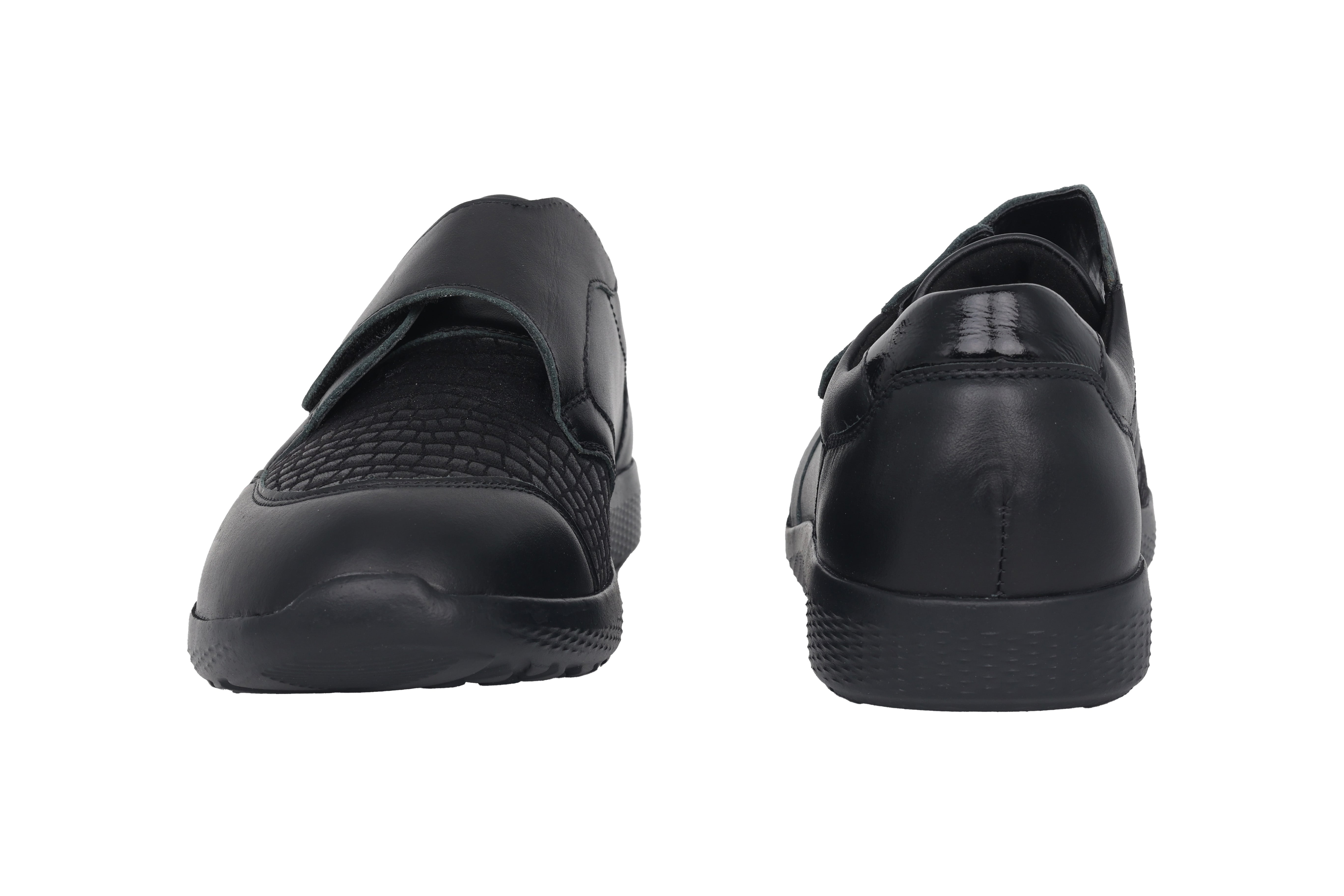 Scarpe da donna con cinturino molto largo (M) "M-Ira" - nere