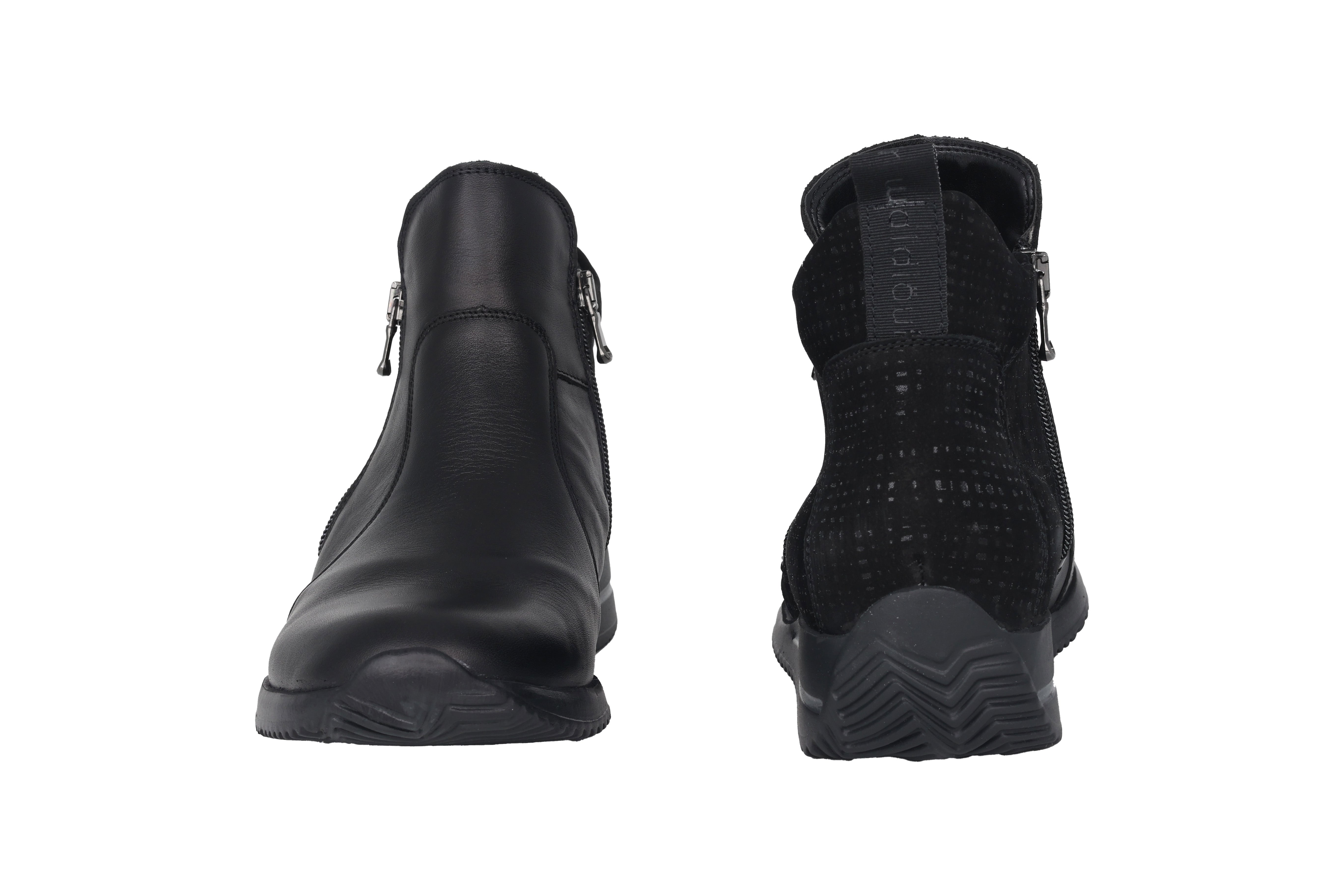 Damenstiefel 'Himona' mit weiter Passform (H) - Schwarz