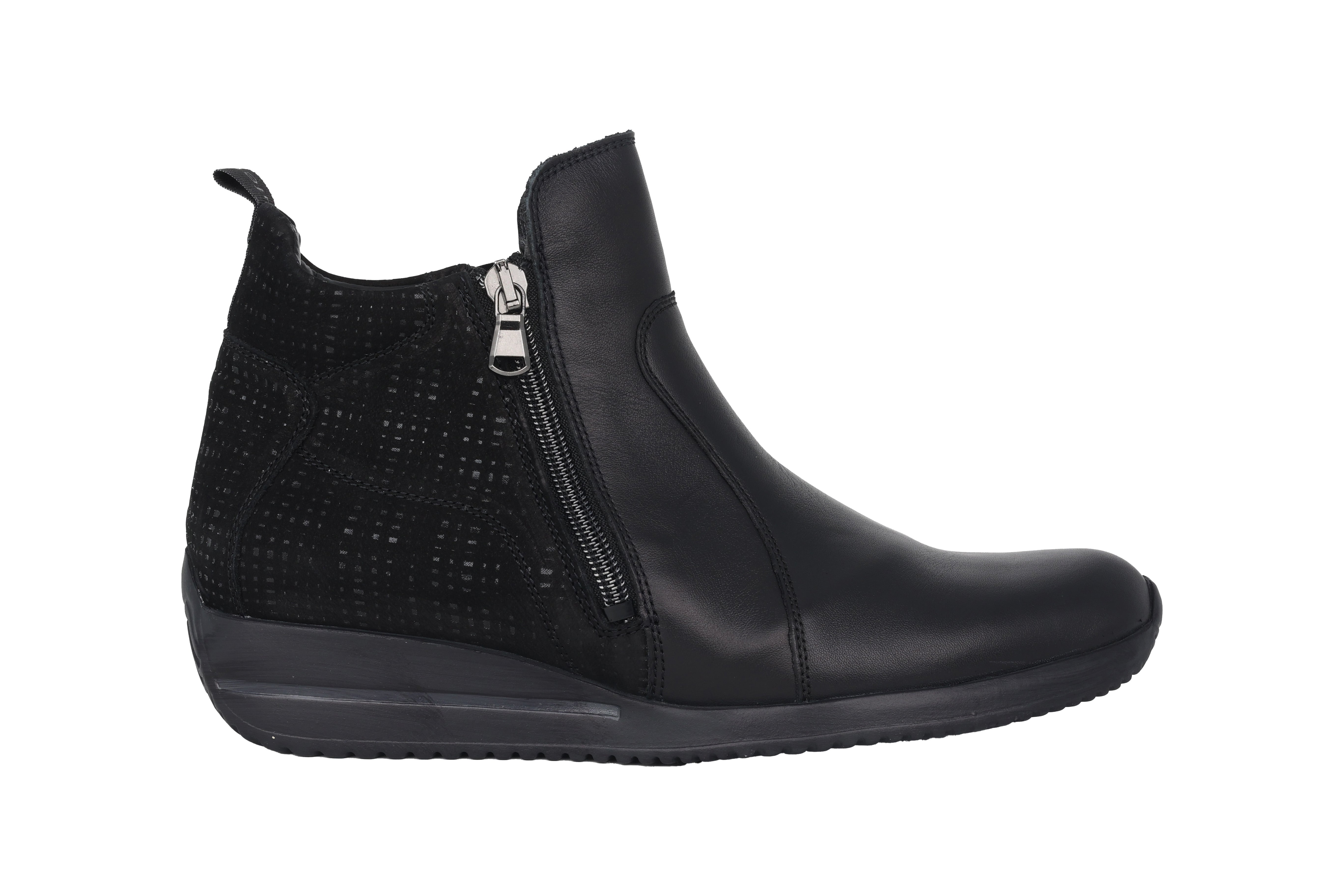 Damenstiefel 'Himona' mit weiter Passform (H) - Schwarz