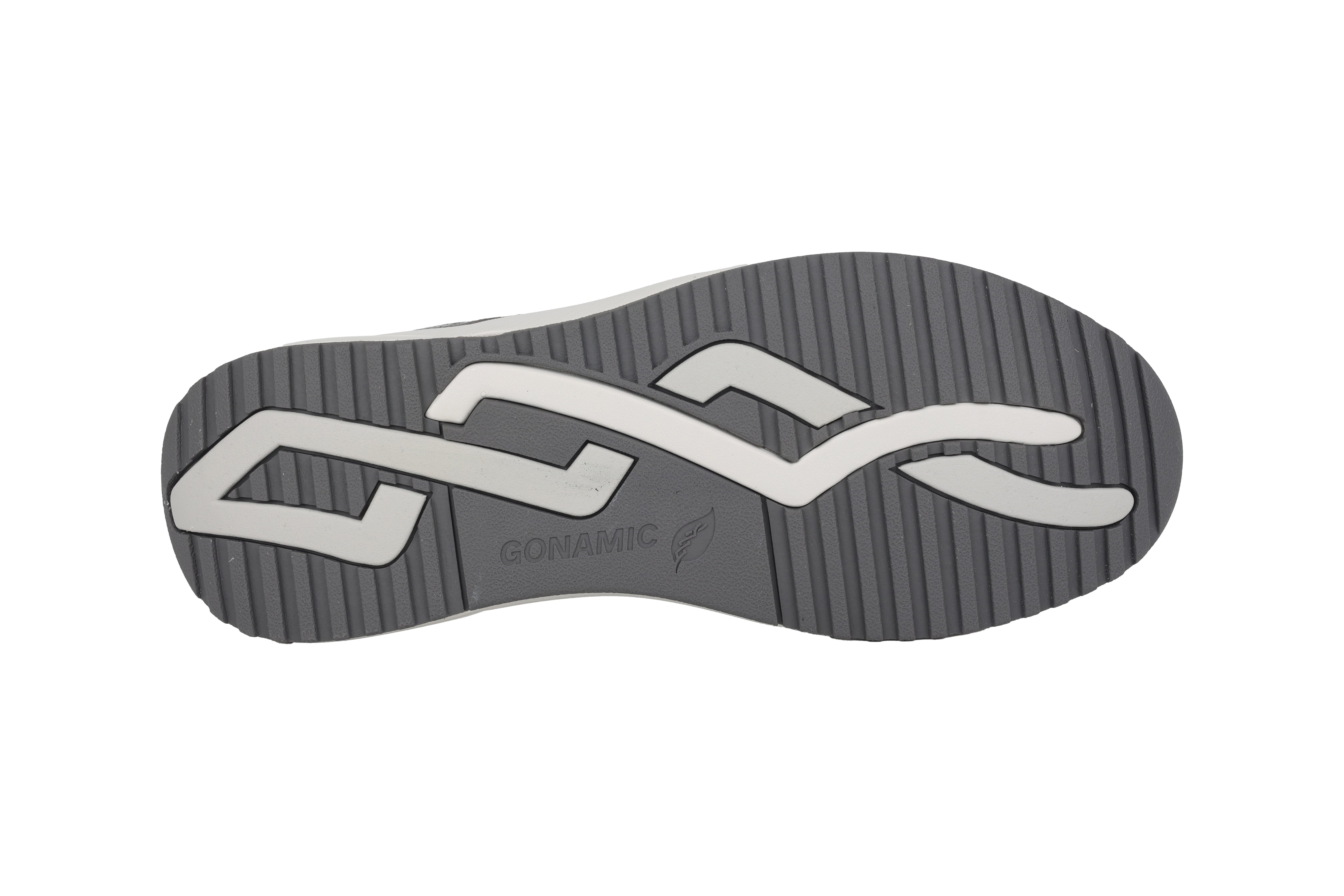 Damen-Sneaker 'H-Mara' mit weiter Passform (H) und Spitzenreißverschluss – Grau