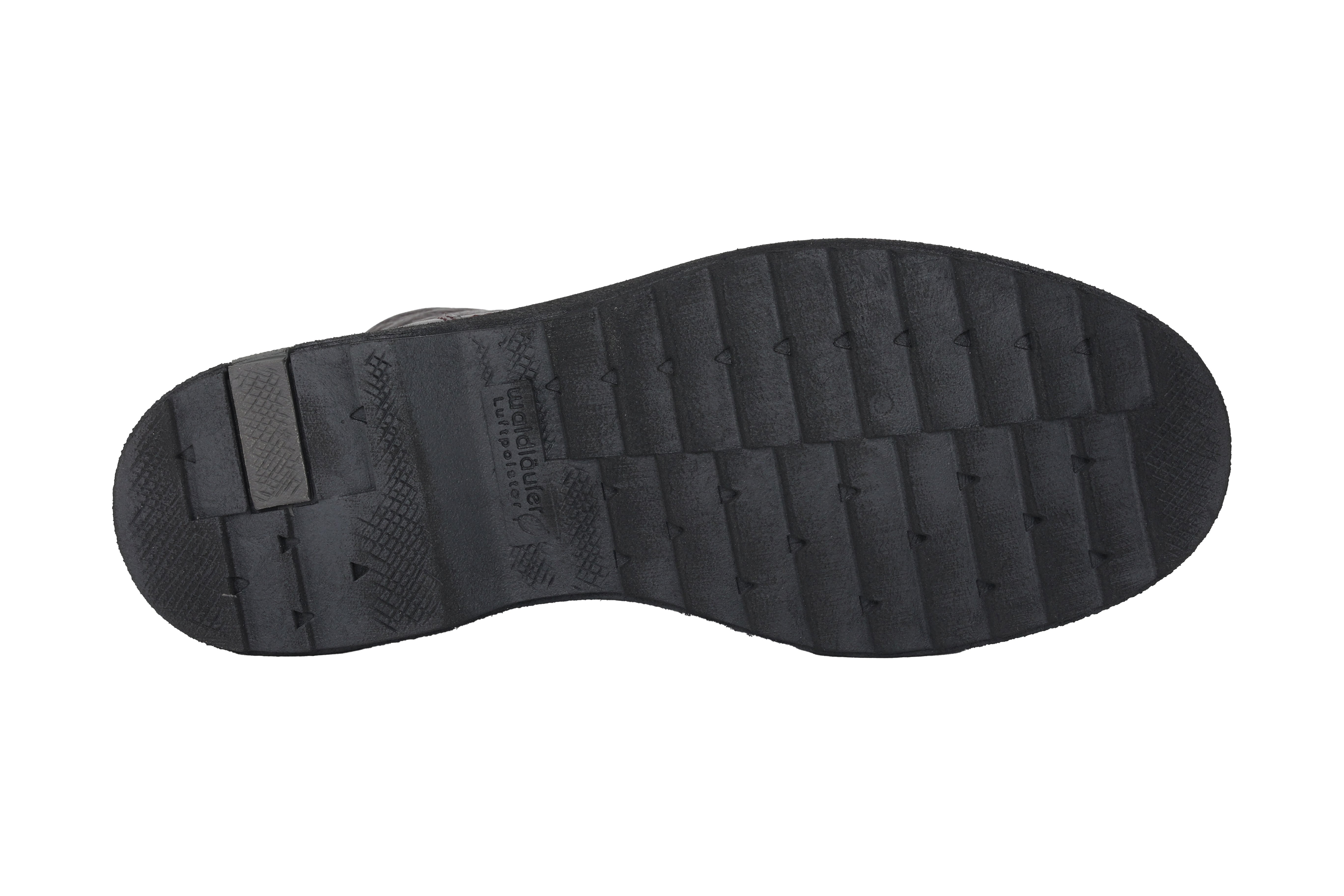 'Kitomi' Bota de mujer de corte muy ancho (K) con cordones y cremallera - violeta