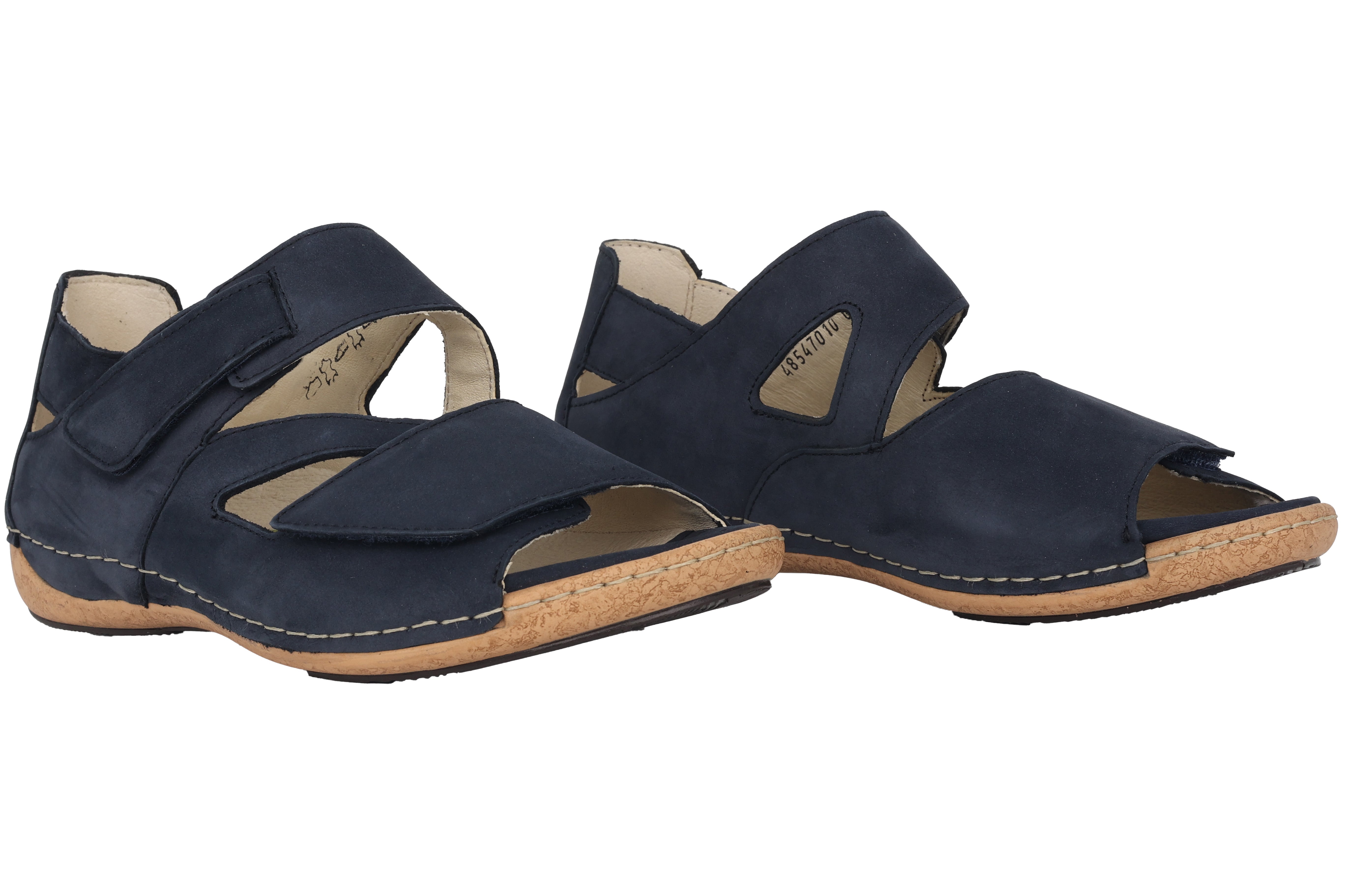 Damensandale 'Heliett' mit weiter Passform (H) – Blau