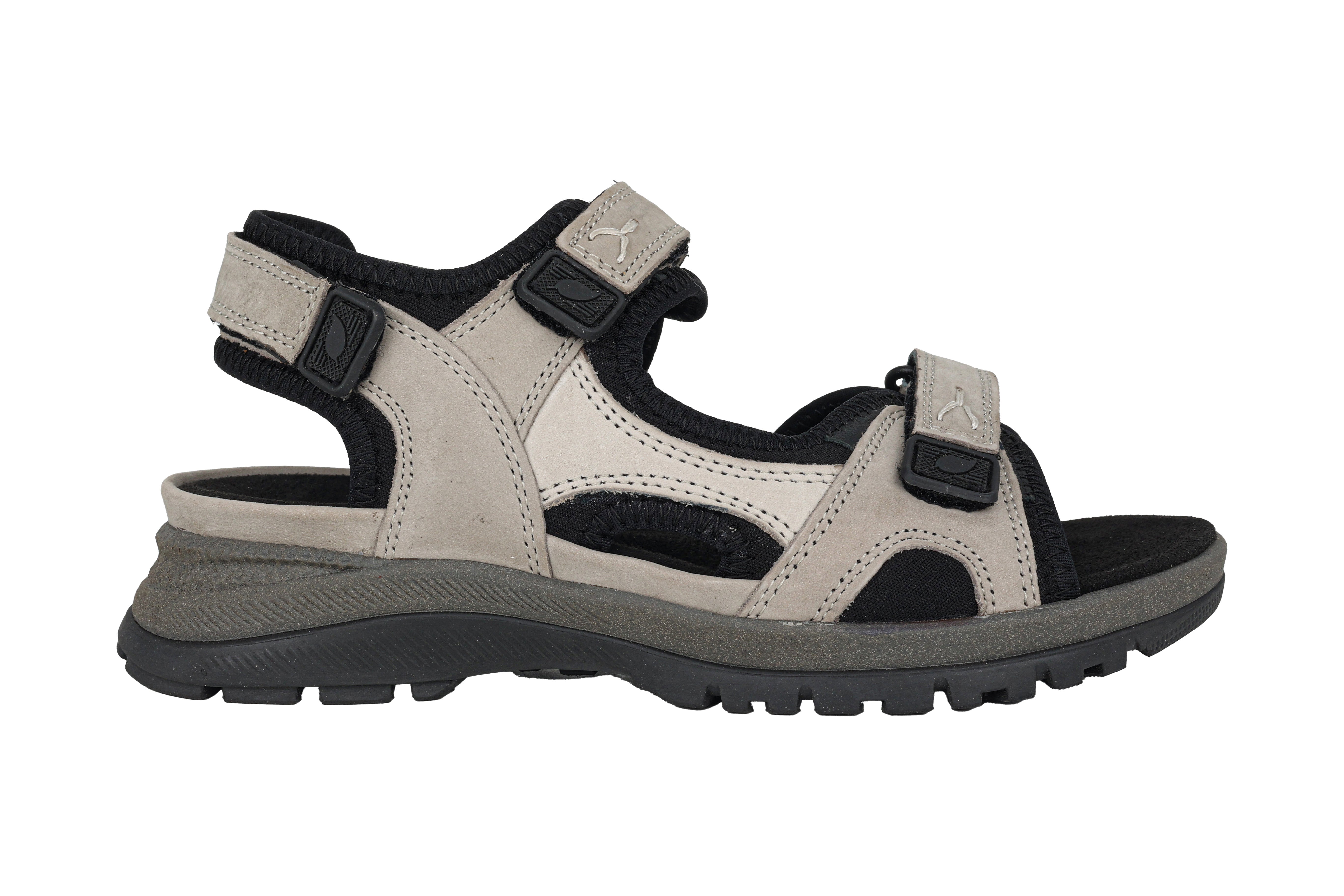 Sandale femme coupe large (H) 'H-Sora' - gris