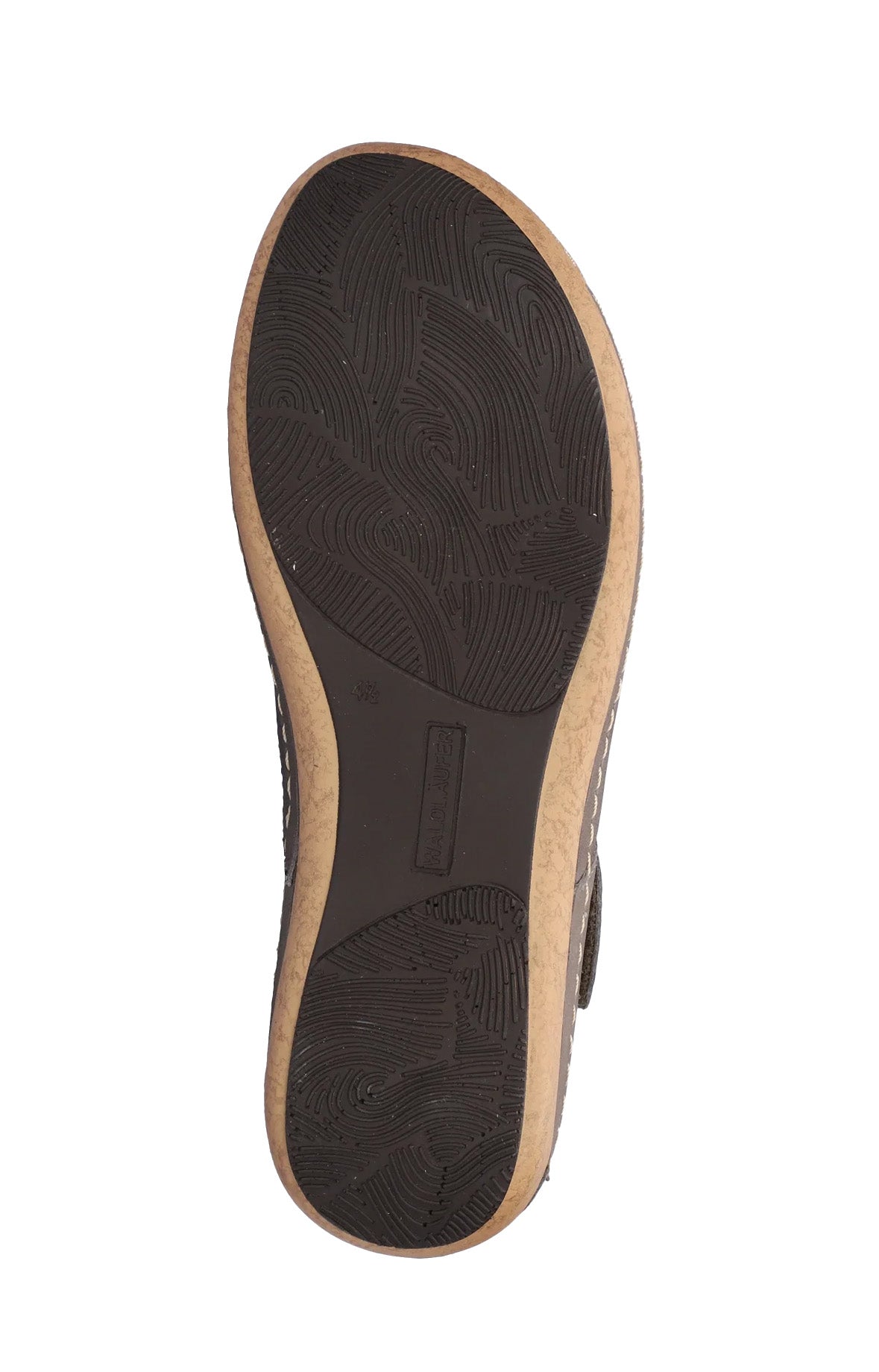 Damessandaal 'Heliett' met brede pasvorm (H) - taupe