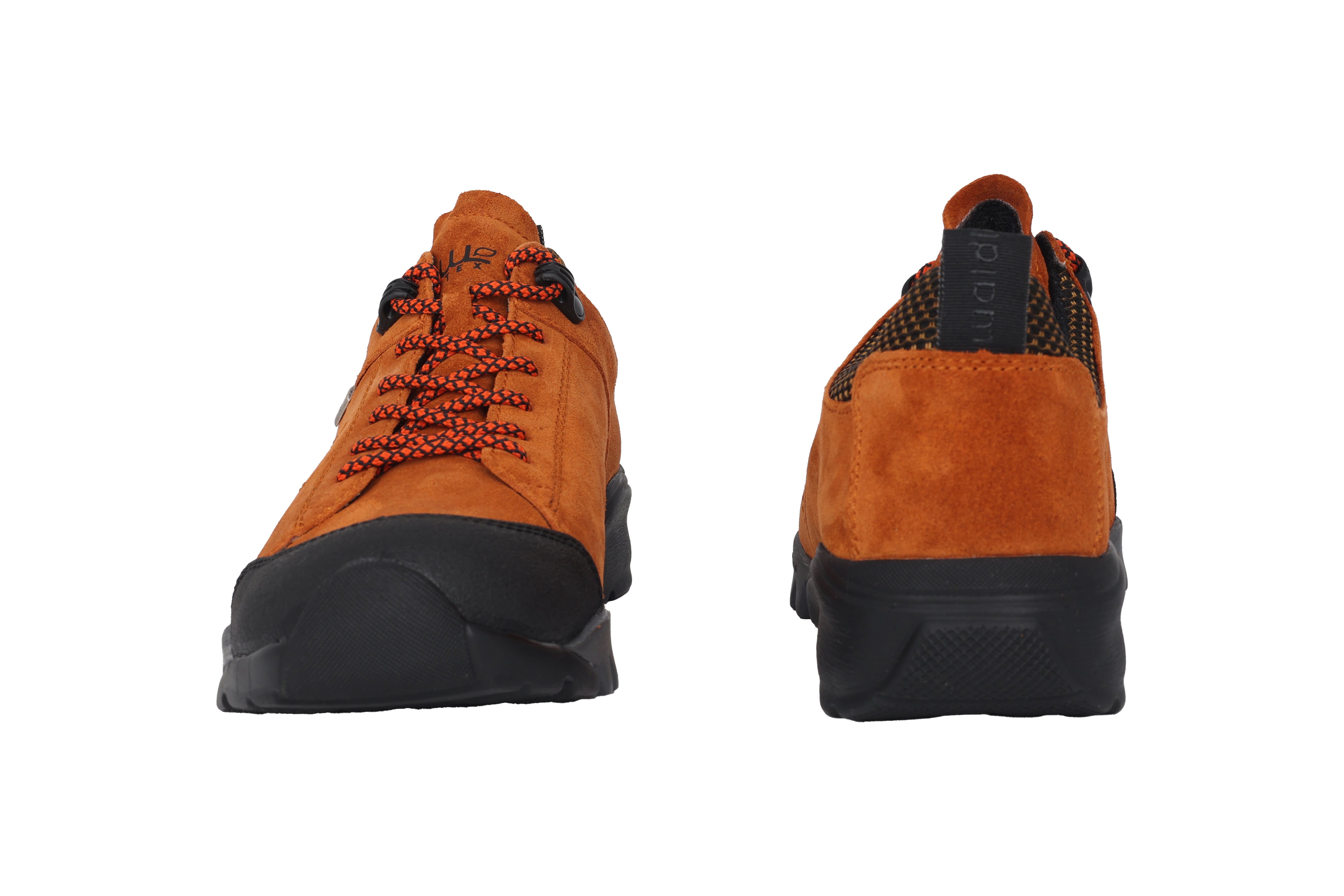 'H-Amiata' Zapatos outdoor impermeables de corte ancho (H) para mujer - naranja