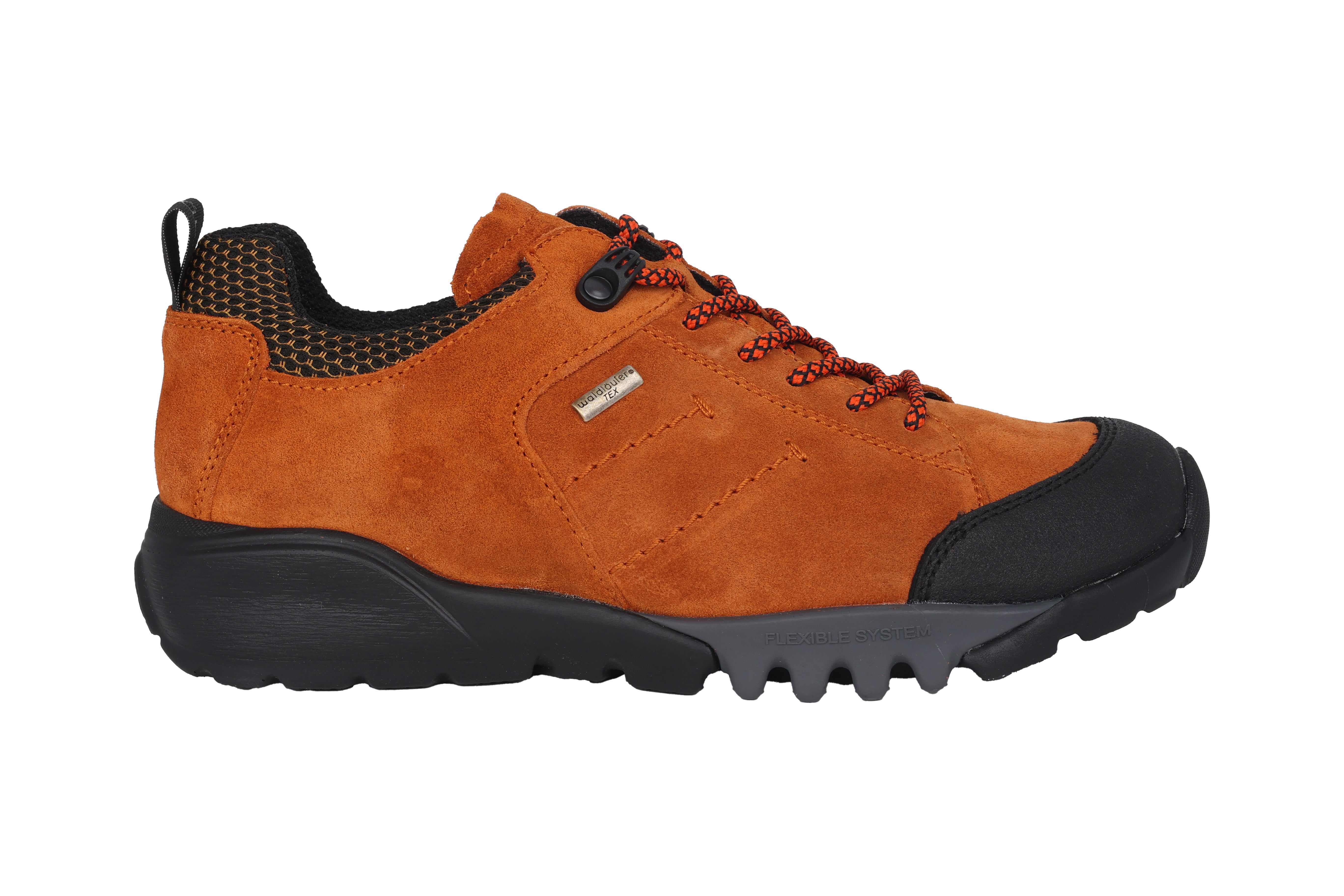 'H-Amiata' Zapatos outdoor impermeables de corte ancho (H) para mujer - naranja