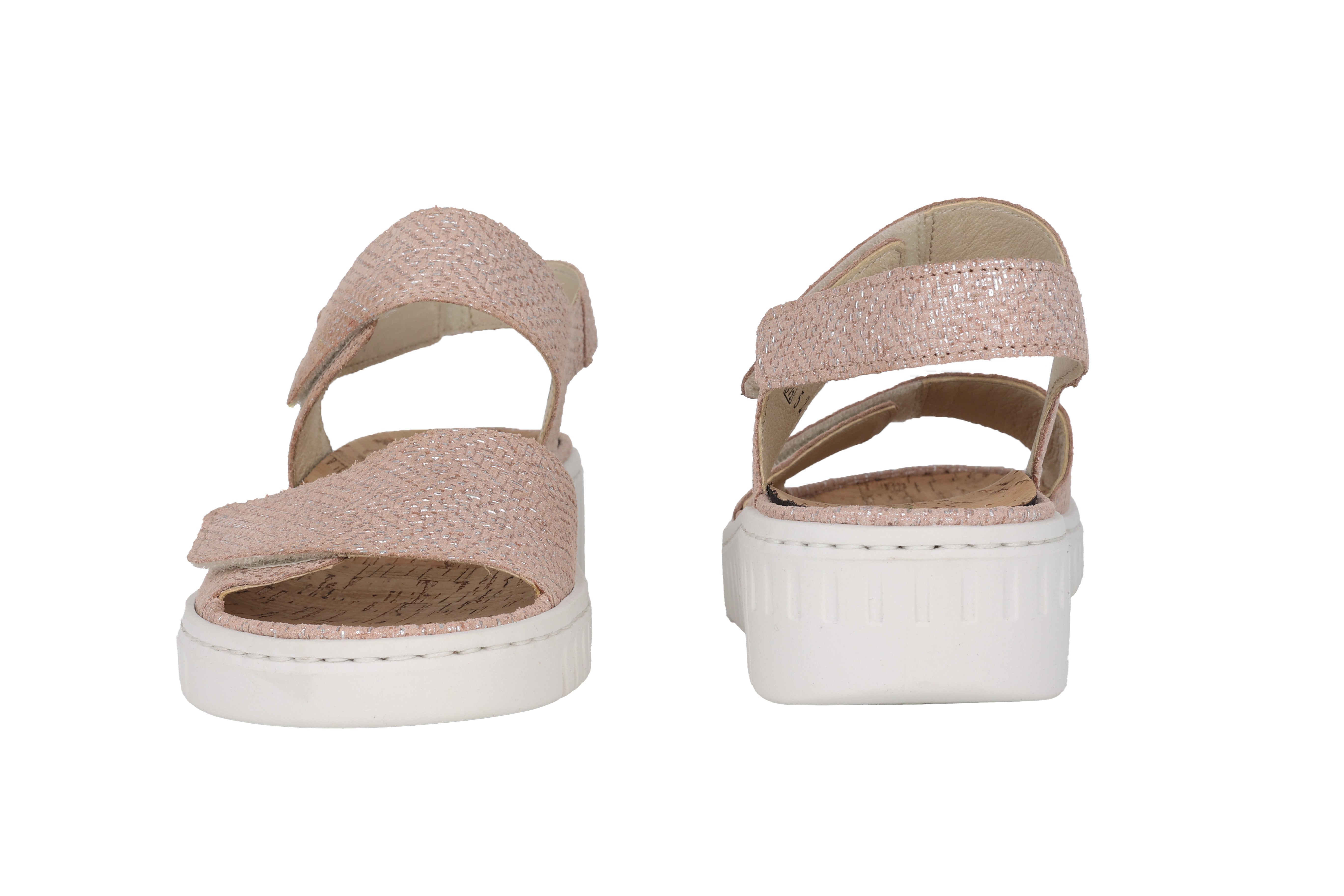 Damessandaal 'H-Willow' met brede pasvorm (H) - roze