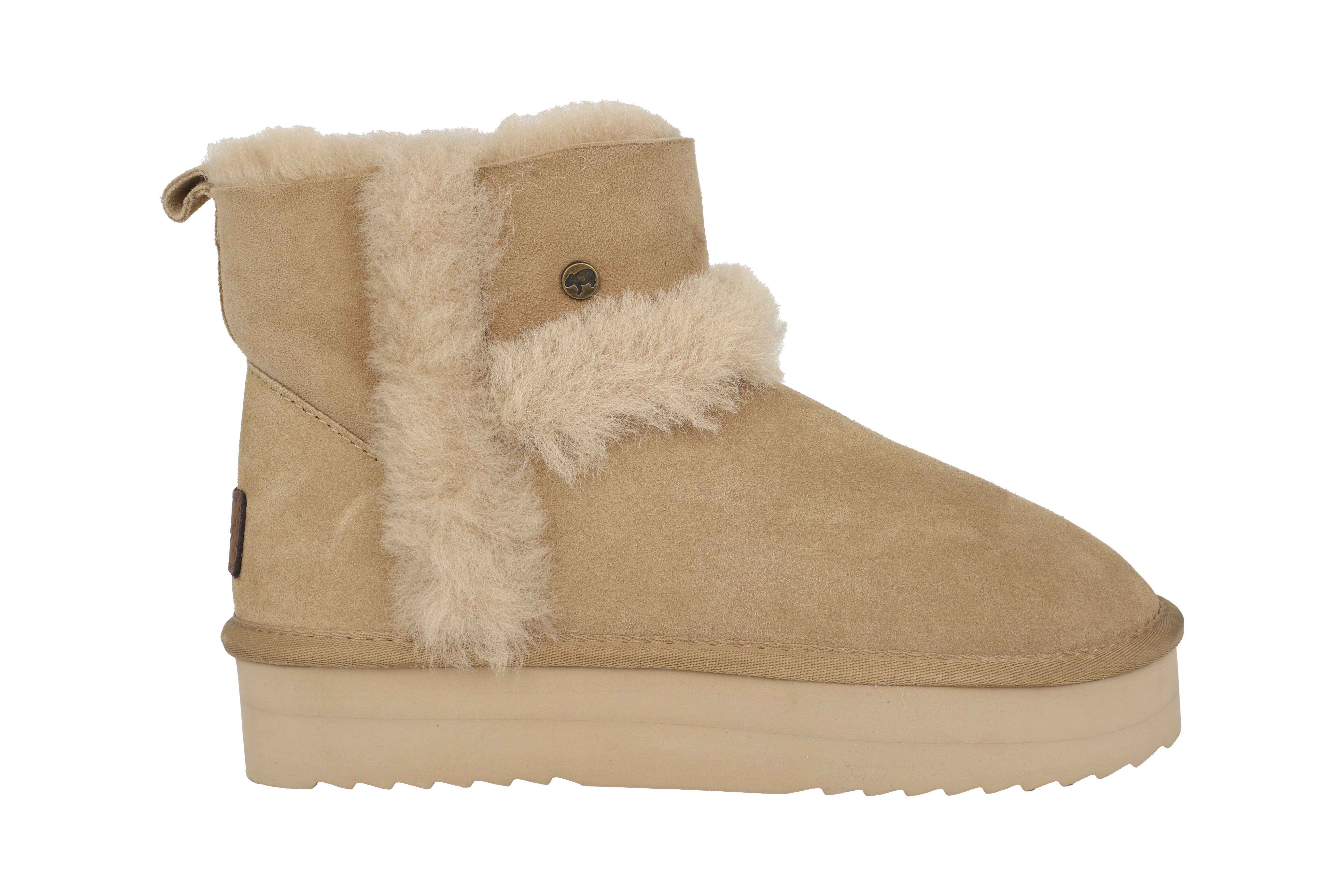 Botte chaude pour femme 'Wallaby' - Beige