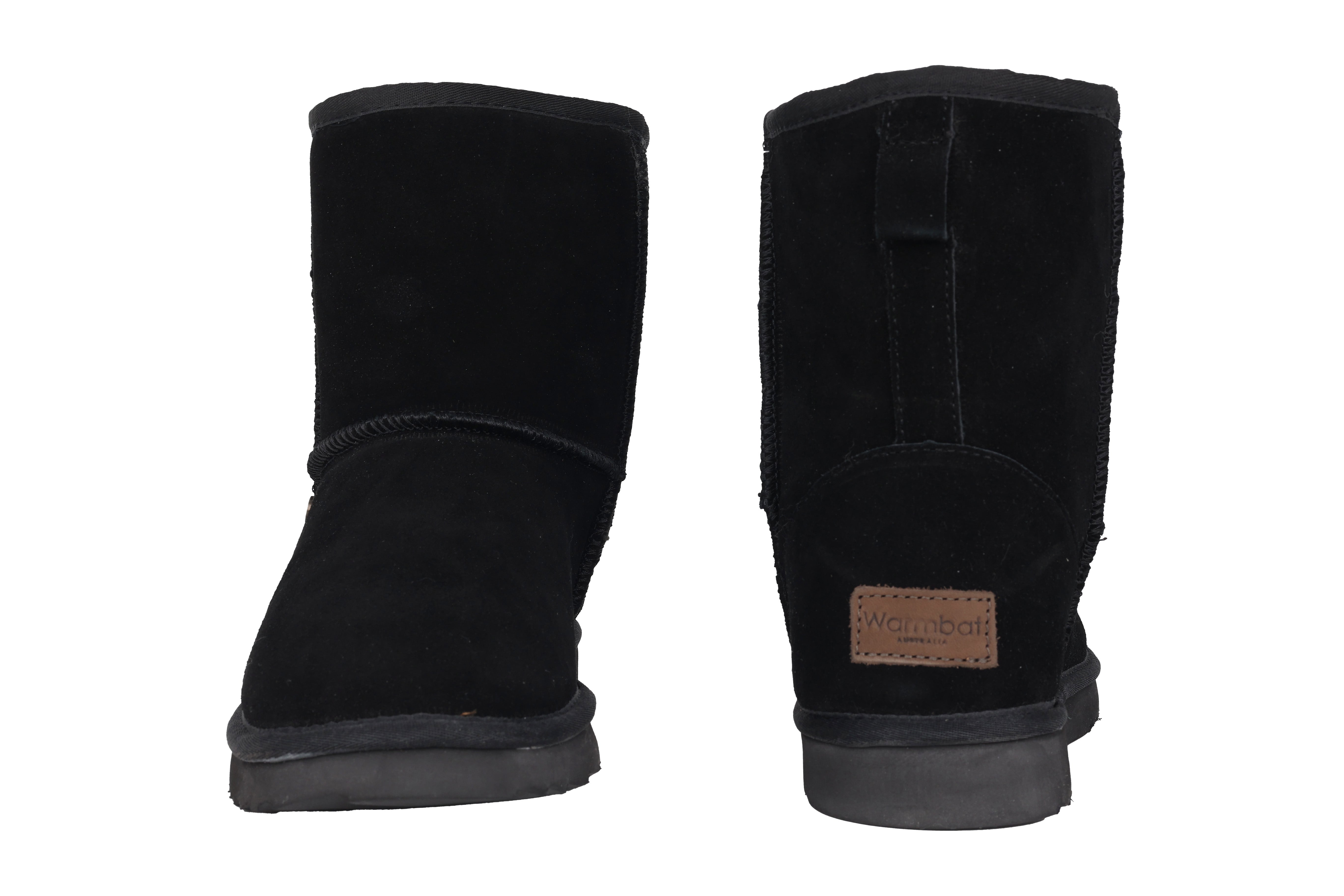 Botte chaude femme 'Kangaroo' - Noir
