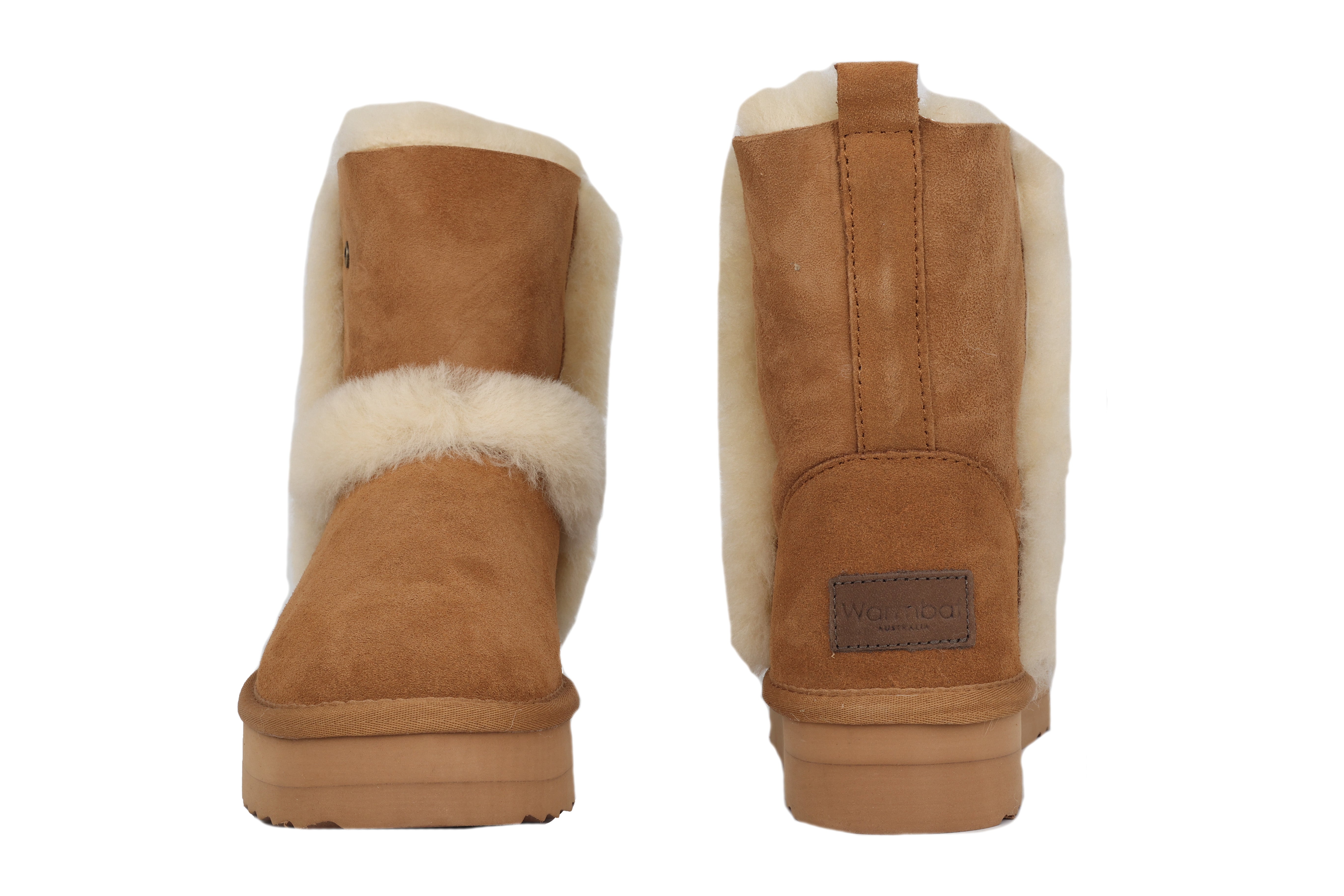 Botte chaude pour femme 'Kangaroo' - Marron