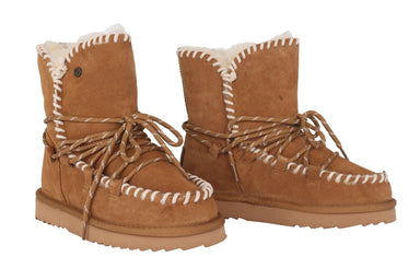 Warmgevoerde dameslaarzen 'Waturra' - Beige - ChaplinshoesWarmgevoerde dameslaarzen 'Waturra' - BeigeWarmbat