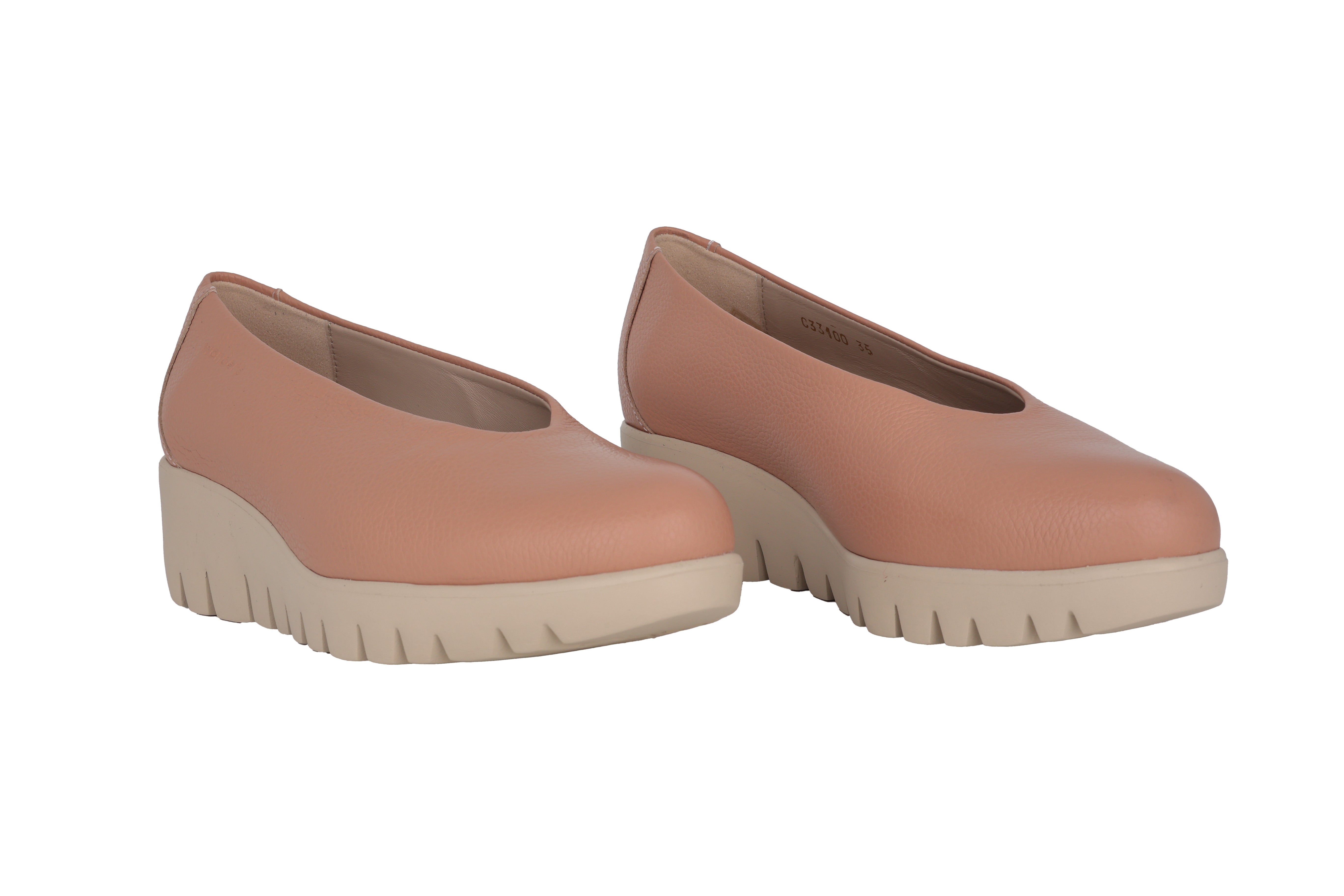 Damesloafer met sleehak 'Fly' - Roze