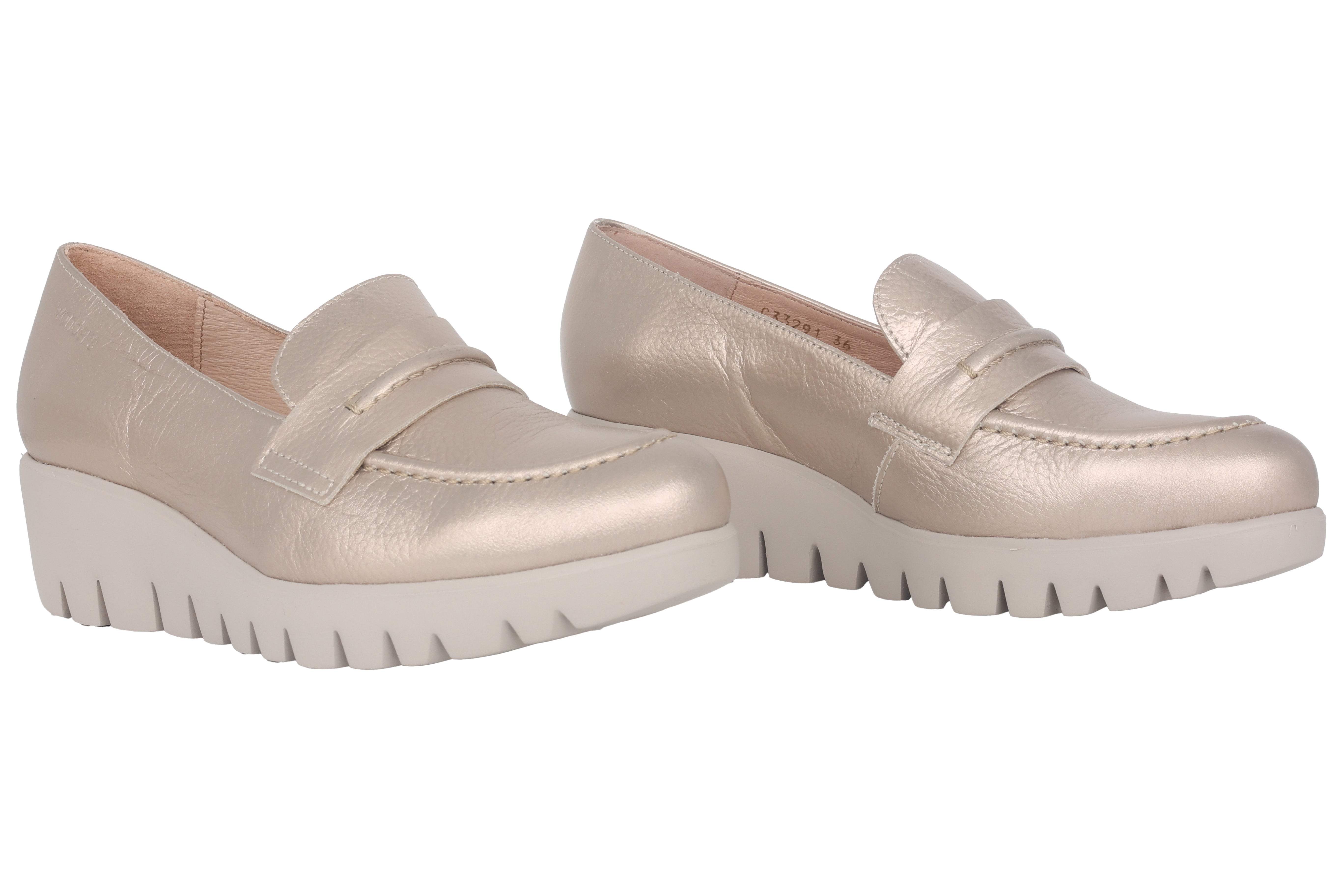 Damen-Loafer „Rings“ – Gold