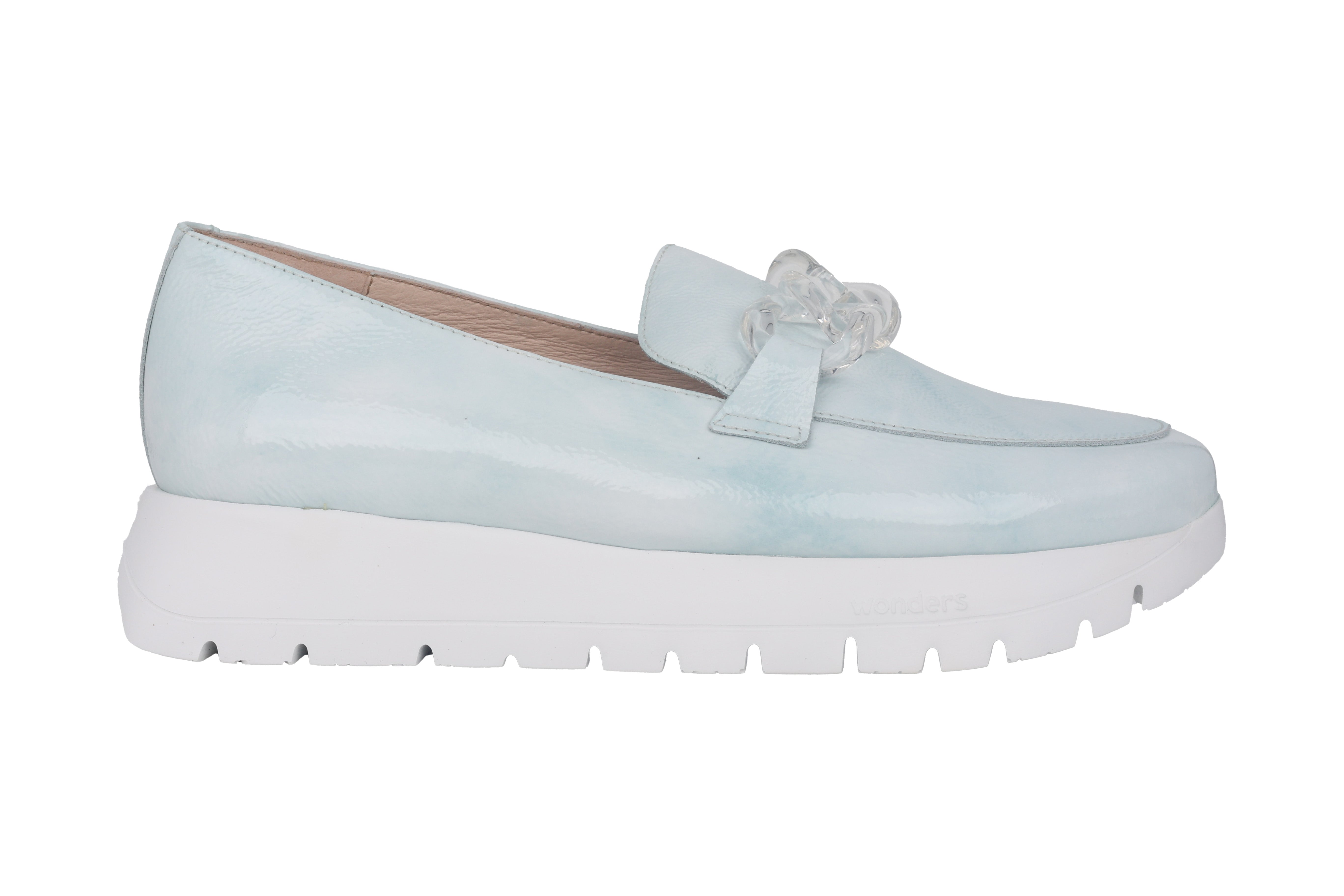 Mocassin femme 'Iris' - Bleu clair