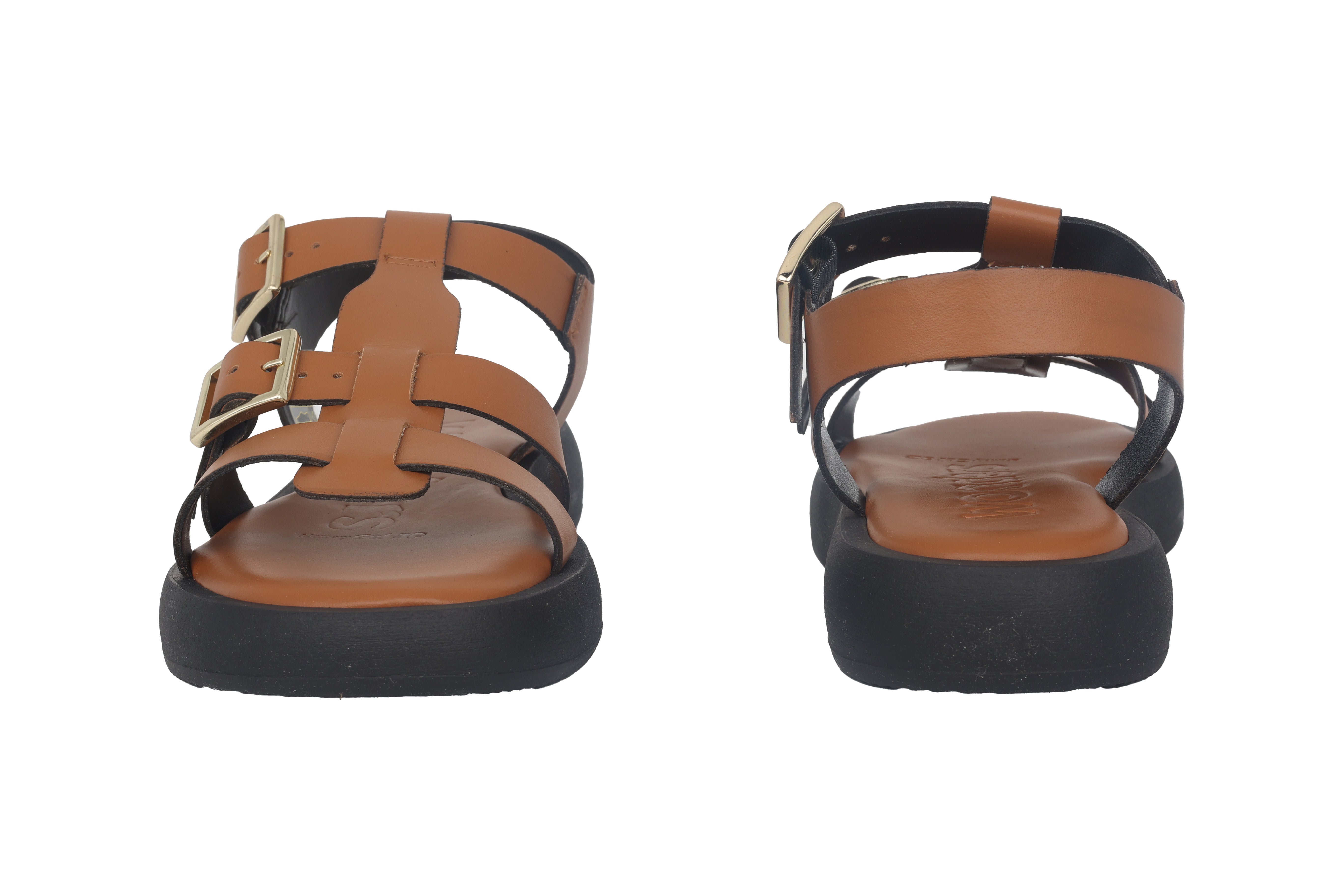 Damessandaal 'Luz' - bruin