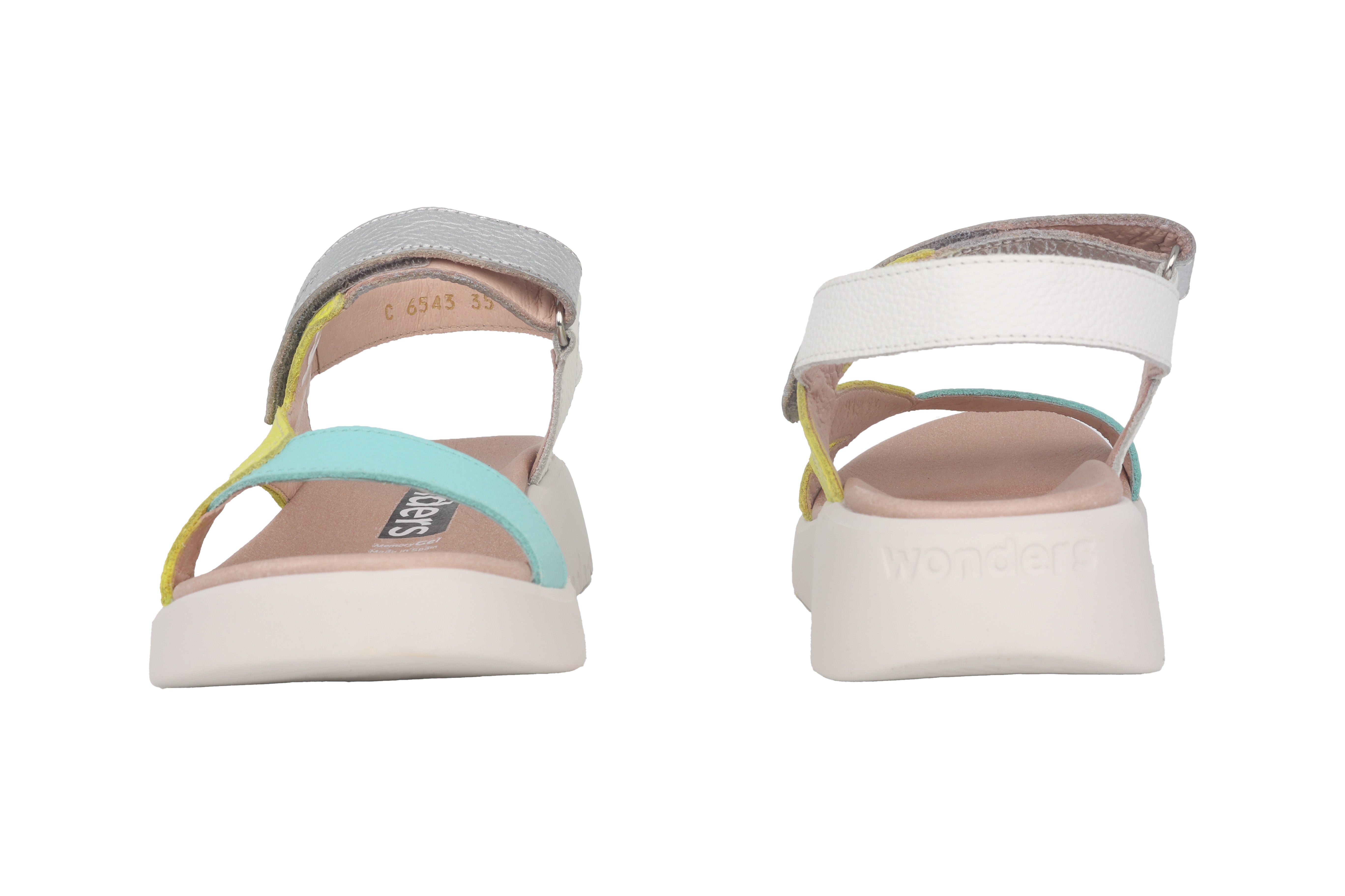 Damessandaal 'Hali' - veelkleurig