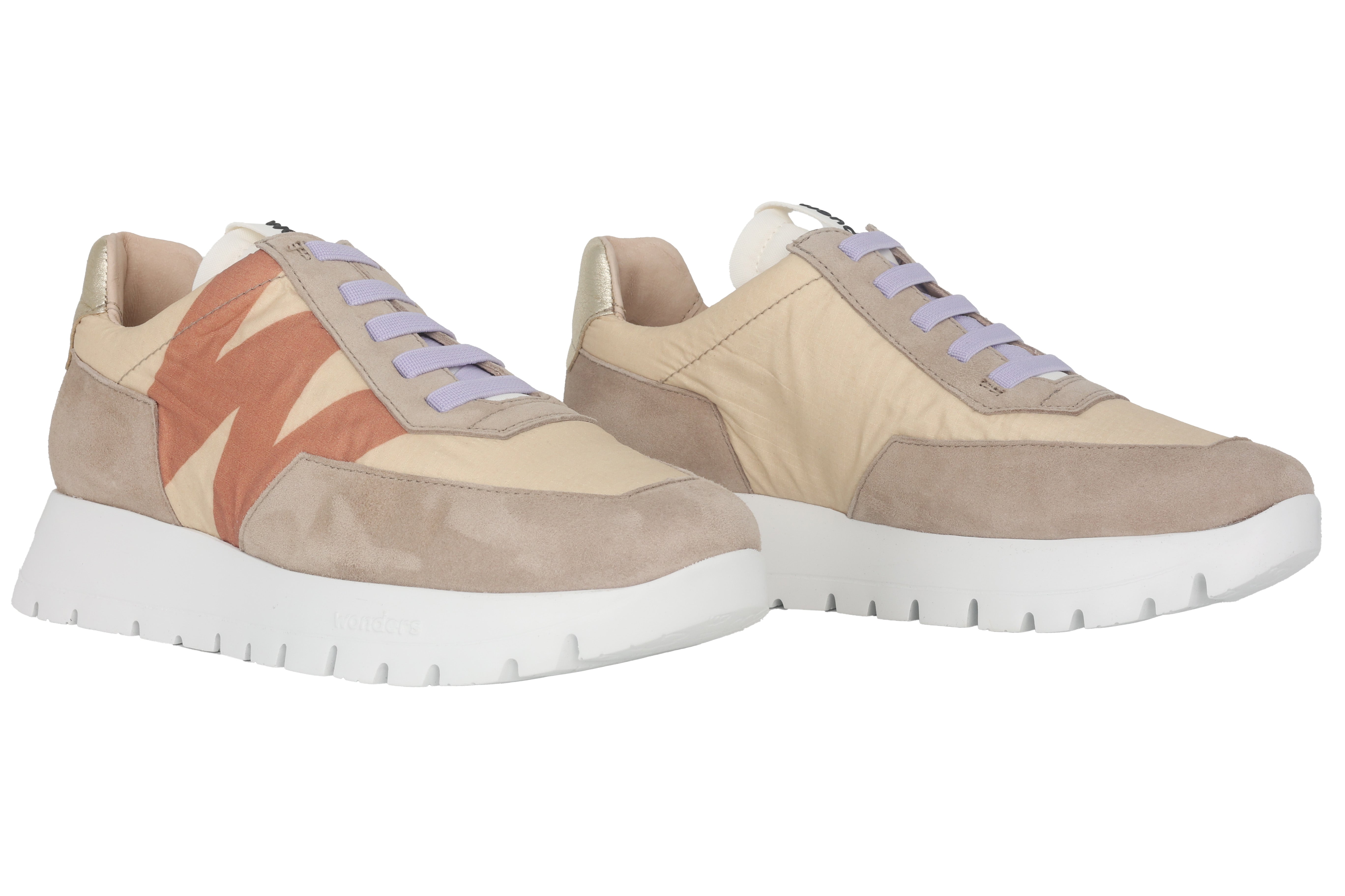 'Odisei' women's sneaker - taupe mix