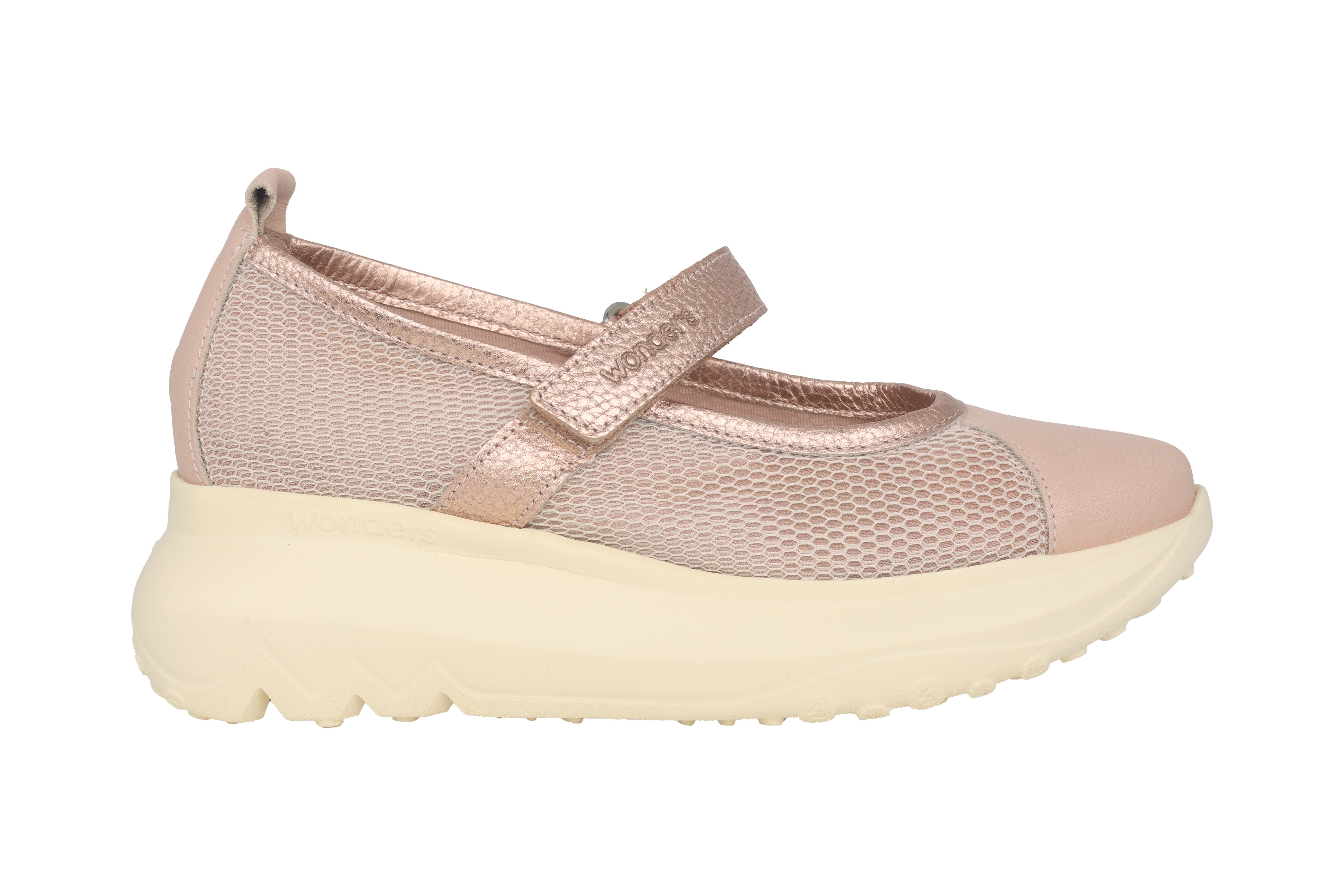 Damesloafer met bandjes 'Isaura' - roze
