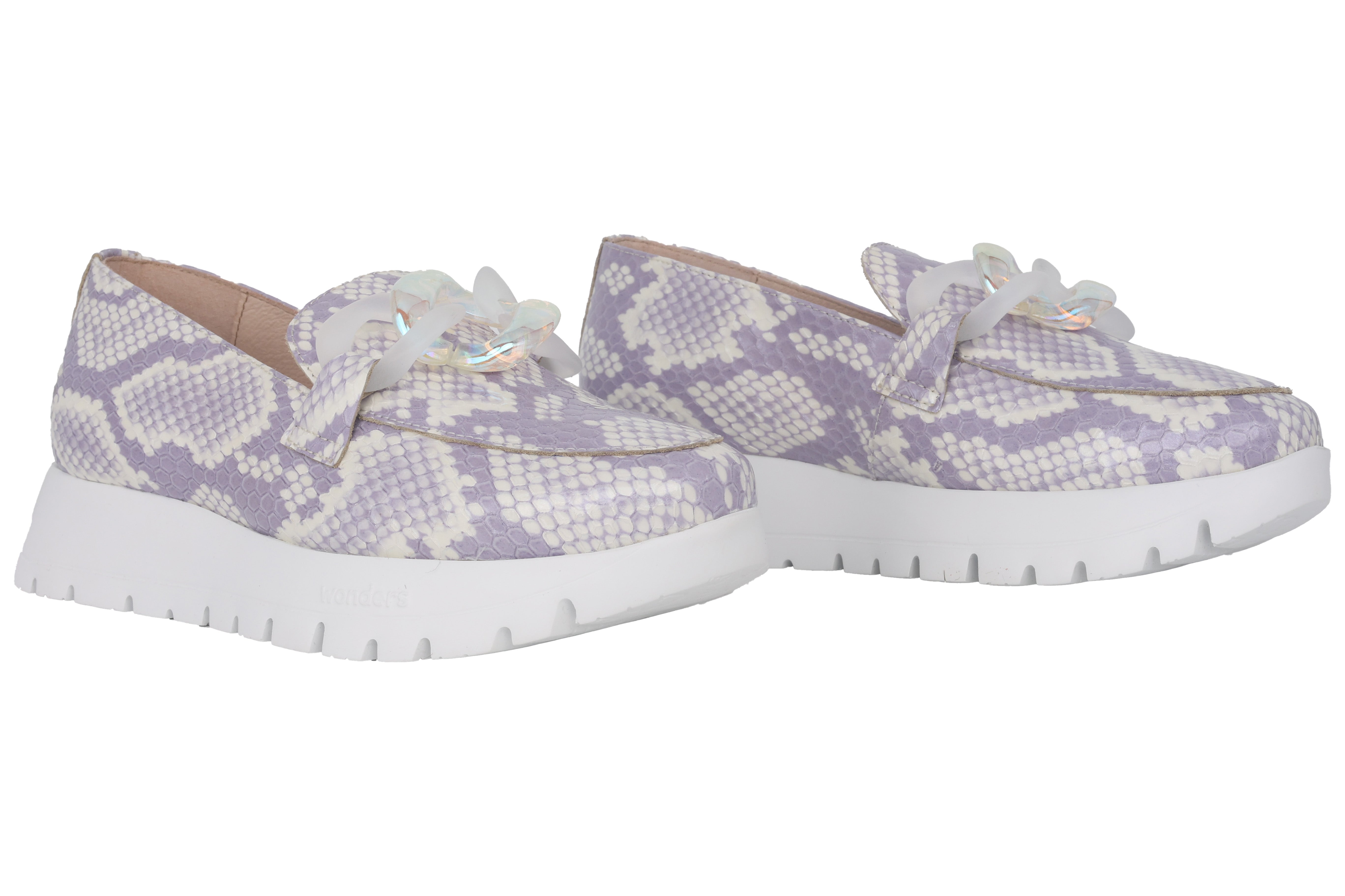 Mocassin femme 'Rose' - Violet