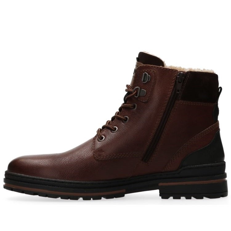 'York' men's warmlined lace - zip boot - Tan brown - Chaplinshoes'York' men's warmlined lace - zip boot - Tan brownAustralian